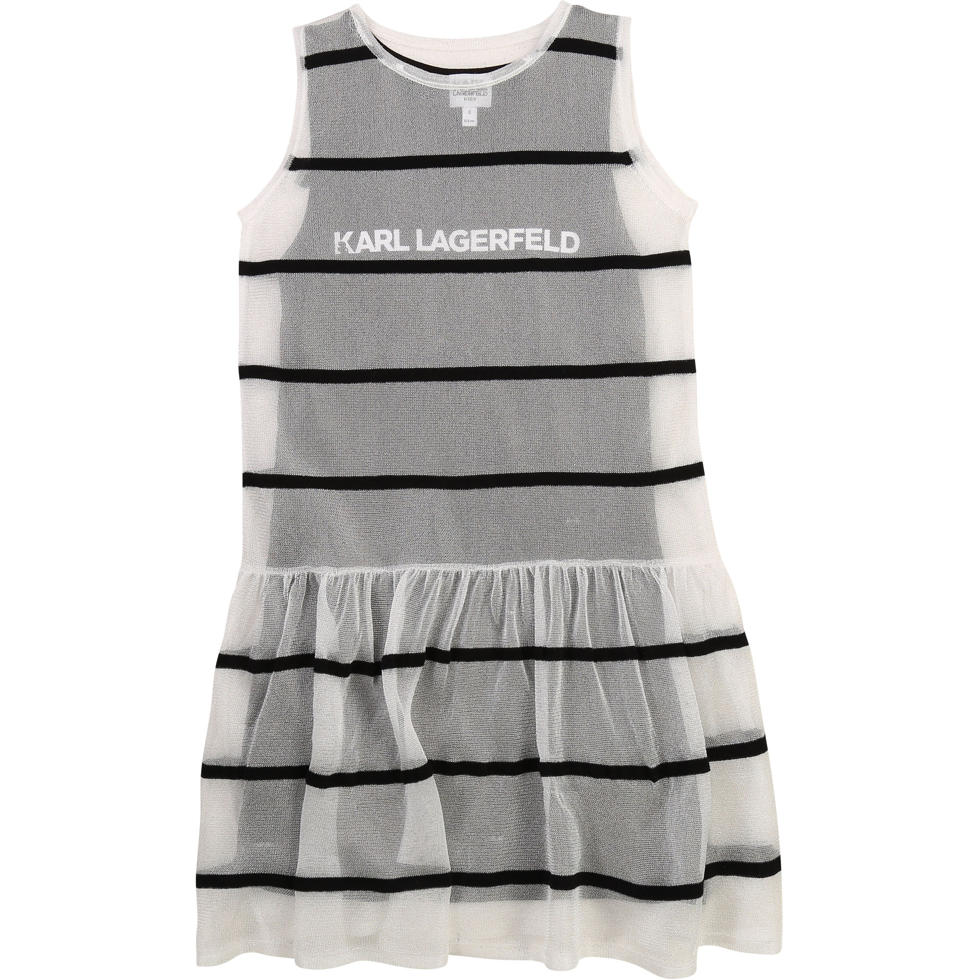 2-in-1 sleeveless jersey dress KARL LAGERFELD KIDS for GIRL