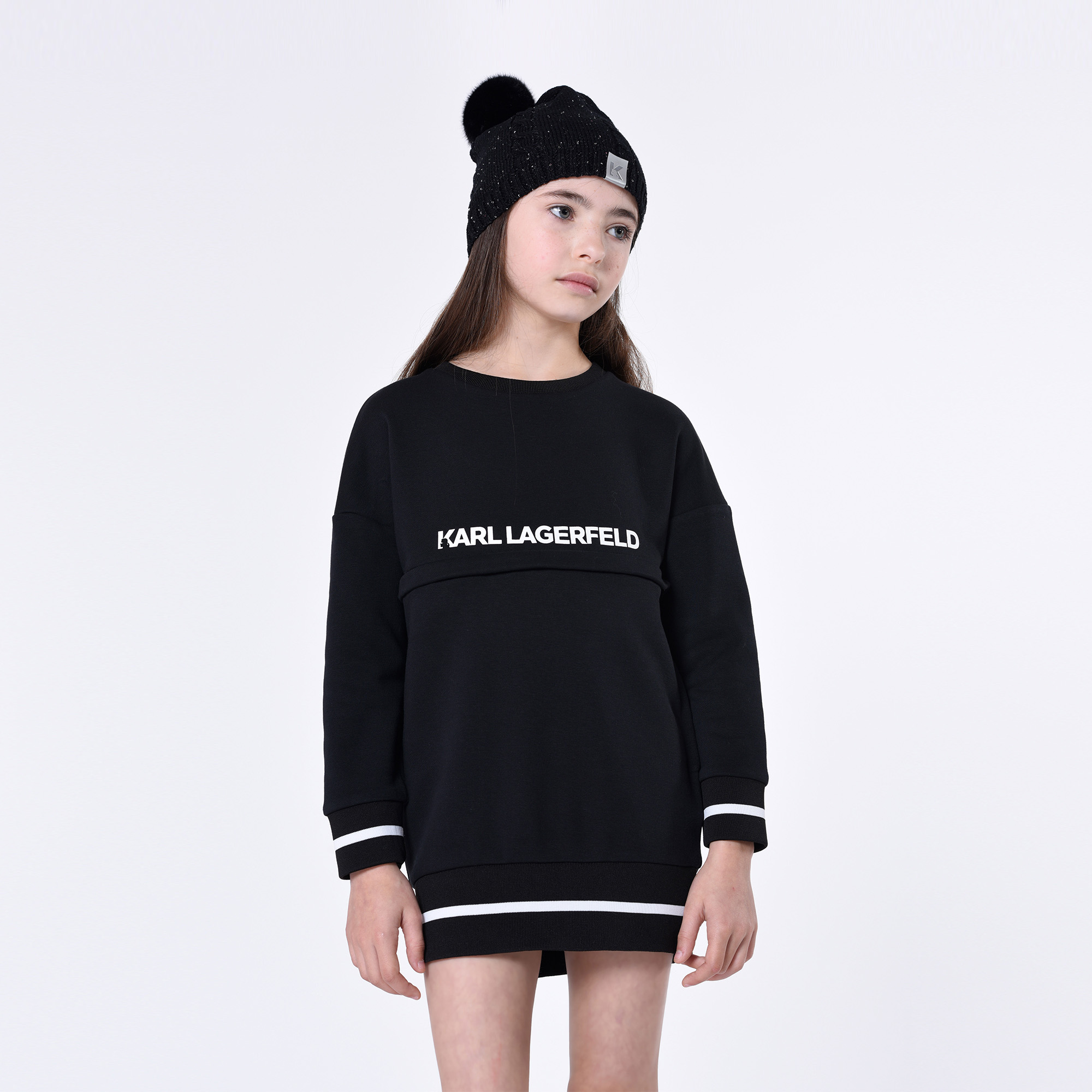 2-in-1 sweatshirt dress KARL LAGERFELD KIDS for GIRL