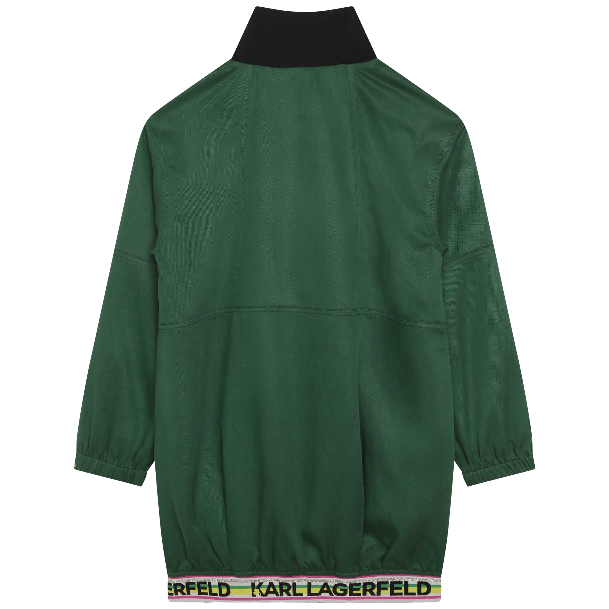 Robe sweat-shirt zippée KARL LAGERFELD KIDS pour FILLE