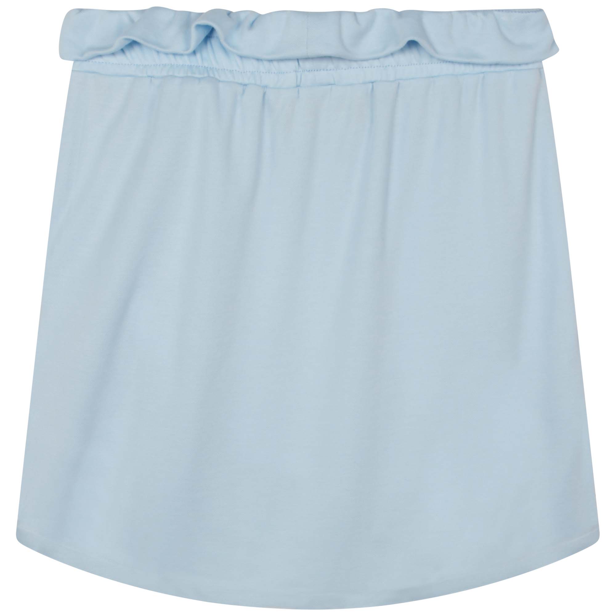 Short straight skirt with logo KARL LAGERFELD KIDS for GIRL