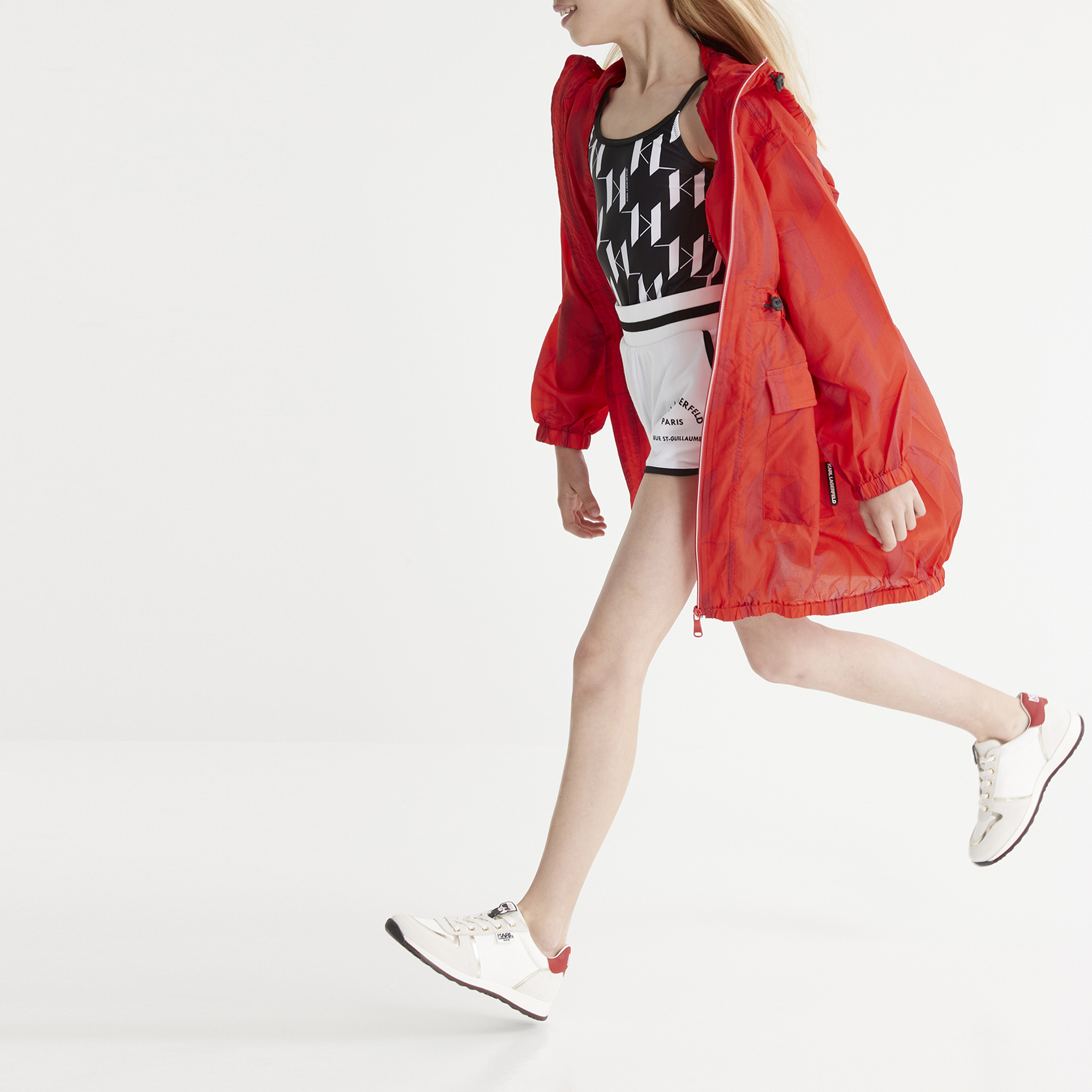 Short shorts with pockets KARL LAGERFELD KIDS for GIRL