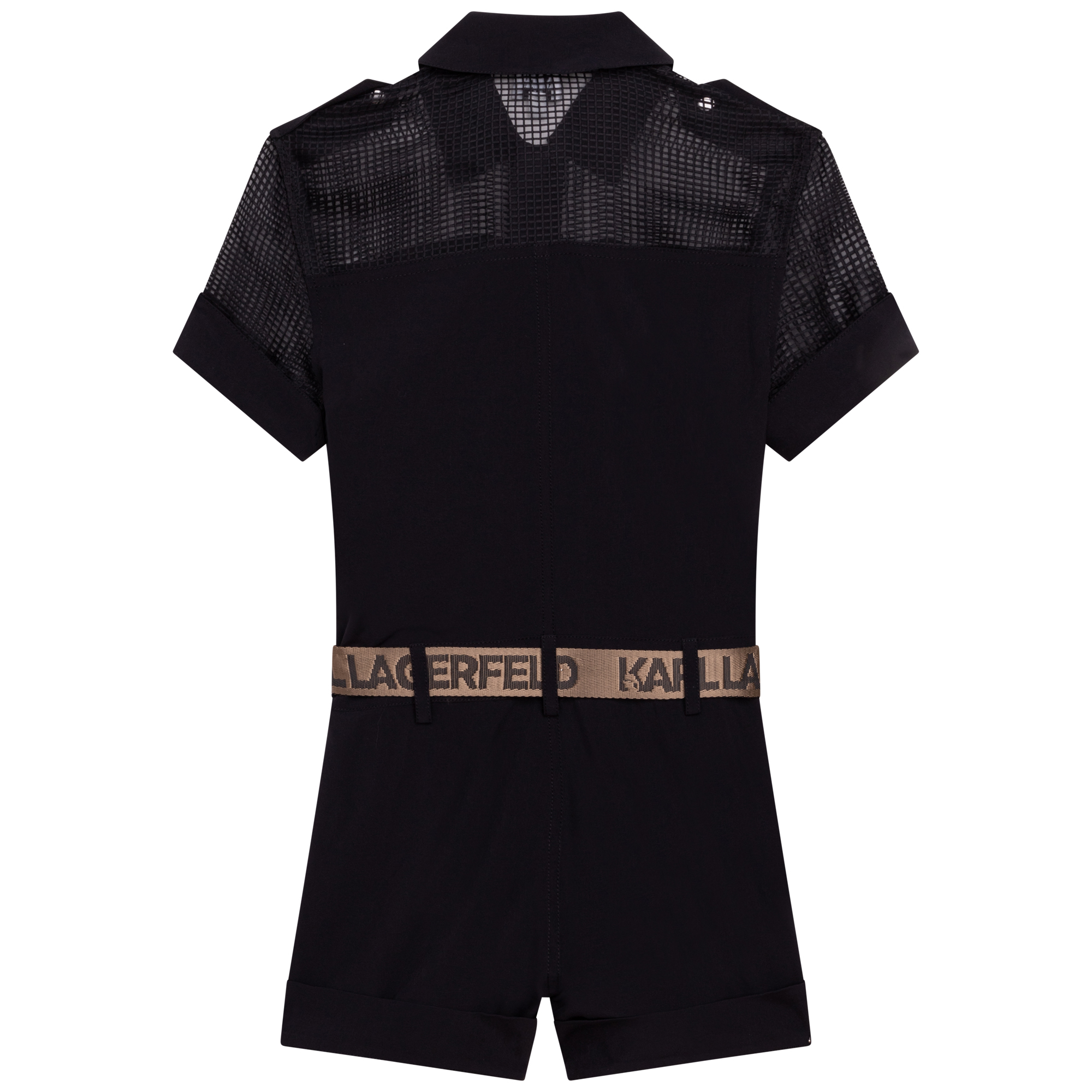 Playsuit with belt KARL LAGERFELD KIDS for GIRL