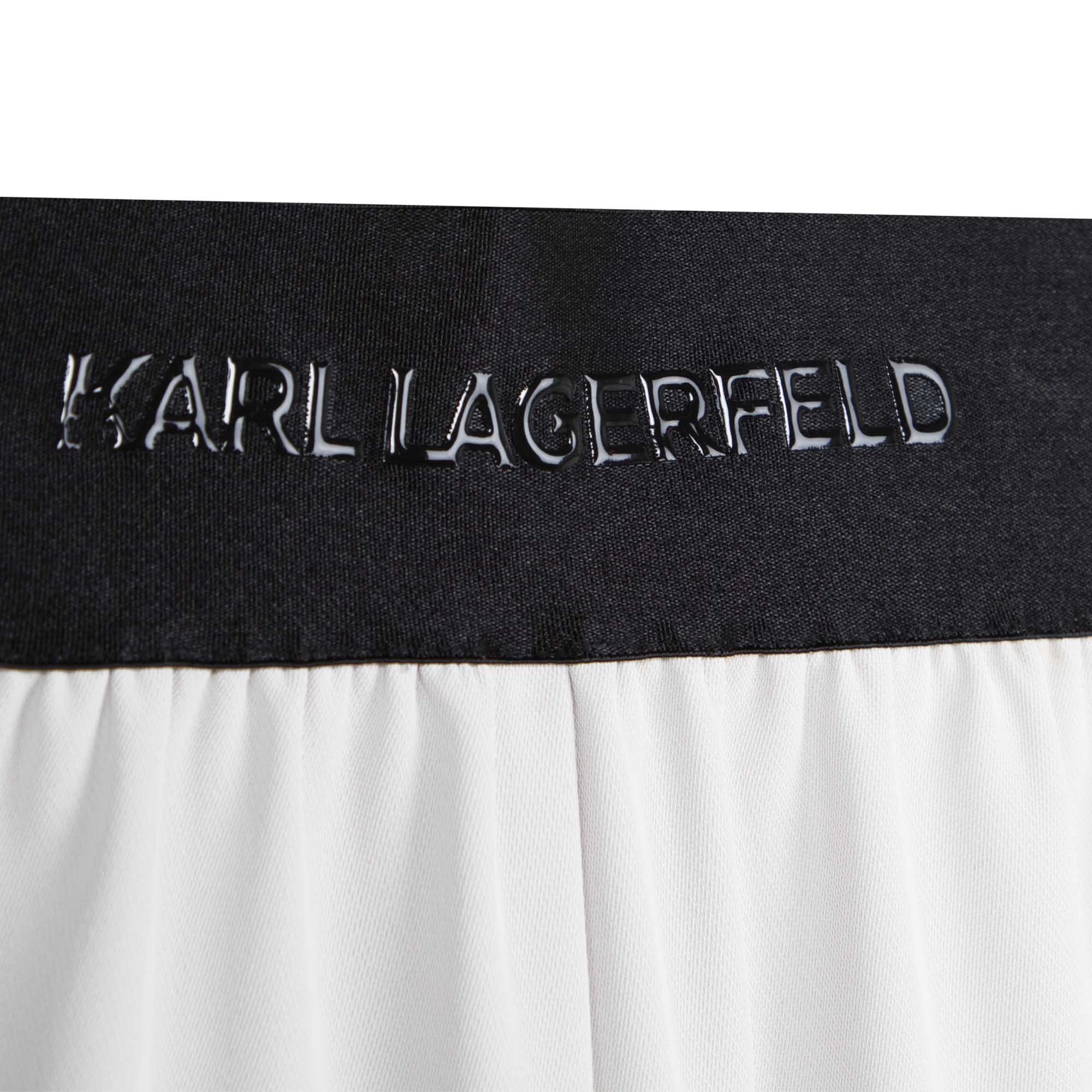 Short taille fantaisie logotée KARL LAGERFELD KIDS pour FILLE