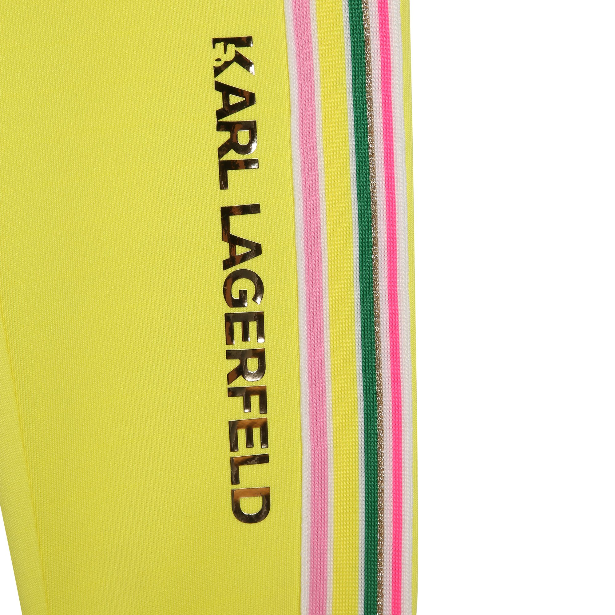 Striped-band jogging bottoms KARL LAGERFELD KIDS for GIRL