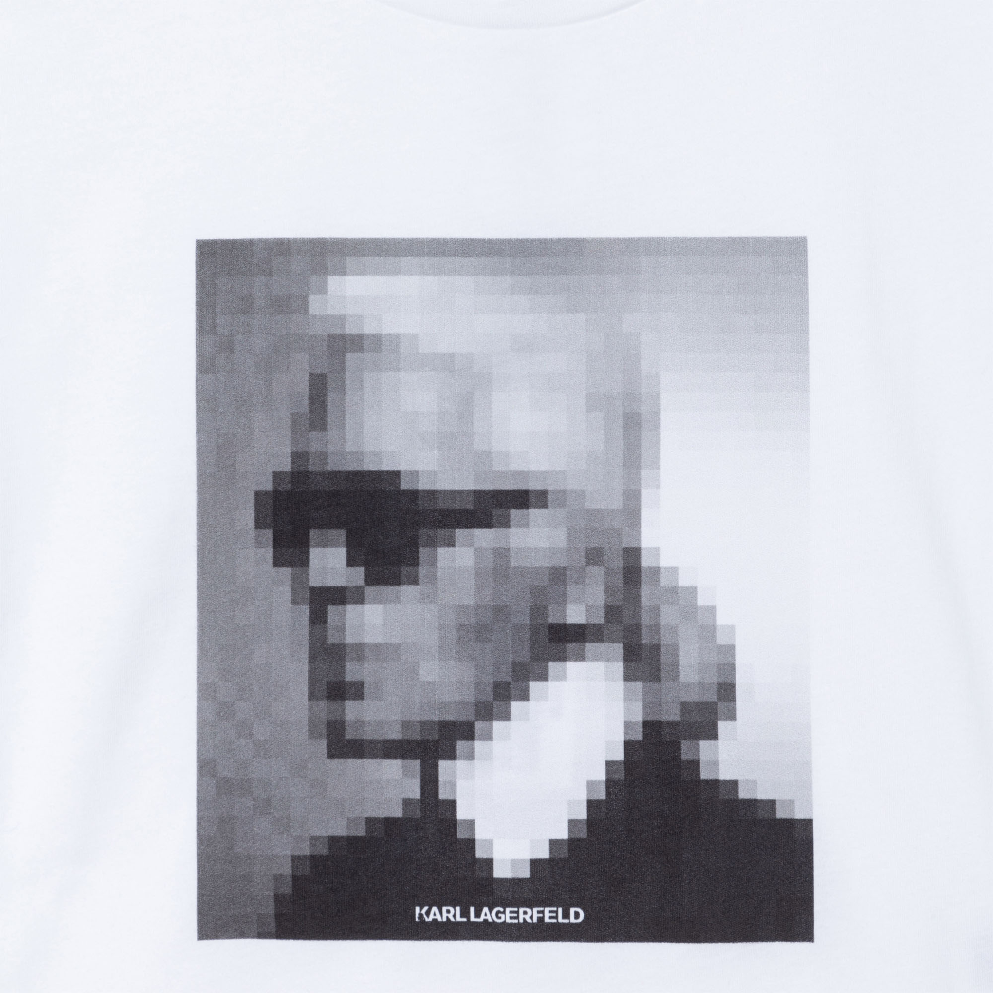 T-shirt en coton KARL LAGERFELD KIDS pour FILLE