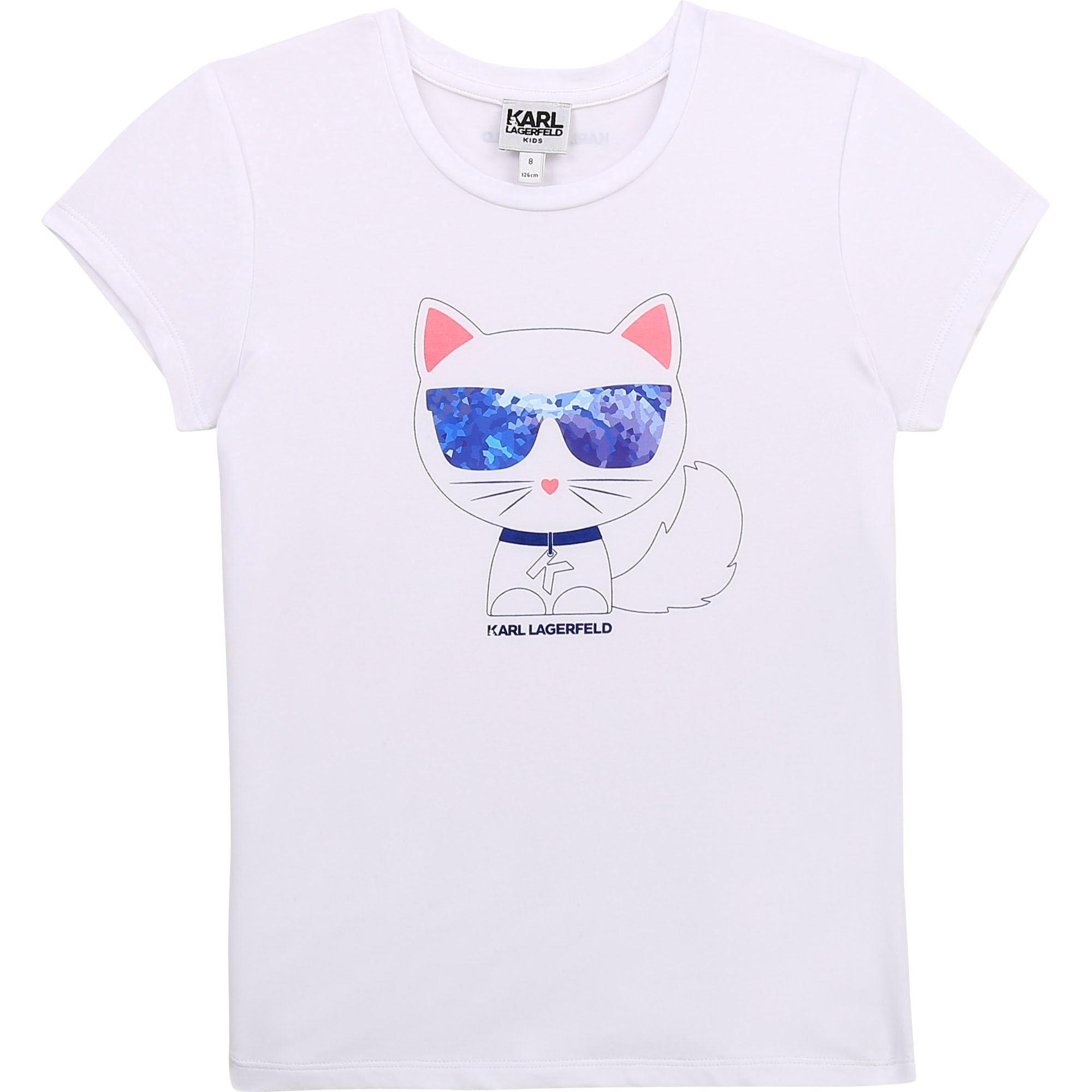 Novelty Choupette T-shirt KARL LAGERFELD KIDS for GIRL