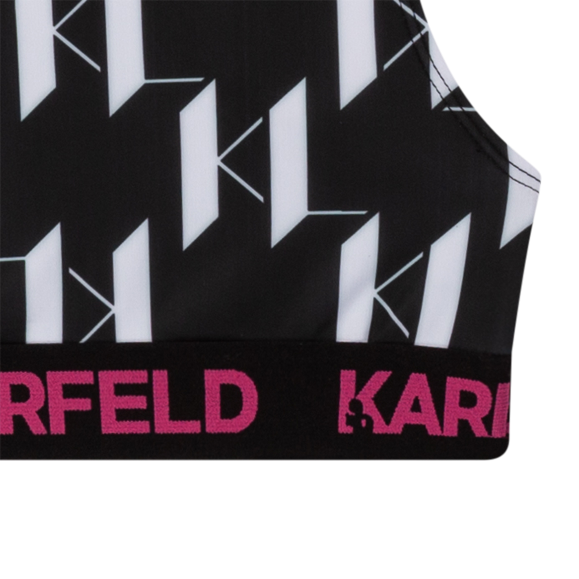 Printed racer-back crop top KARL LAGERFELD KIDS for GIRL