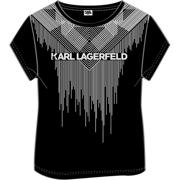 Short-sleeved T-shirt KARL LAGERFELD KIDS for GIRL