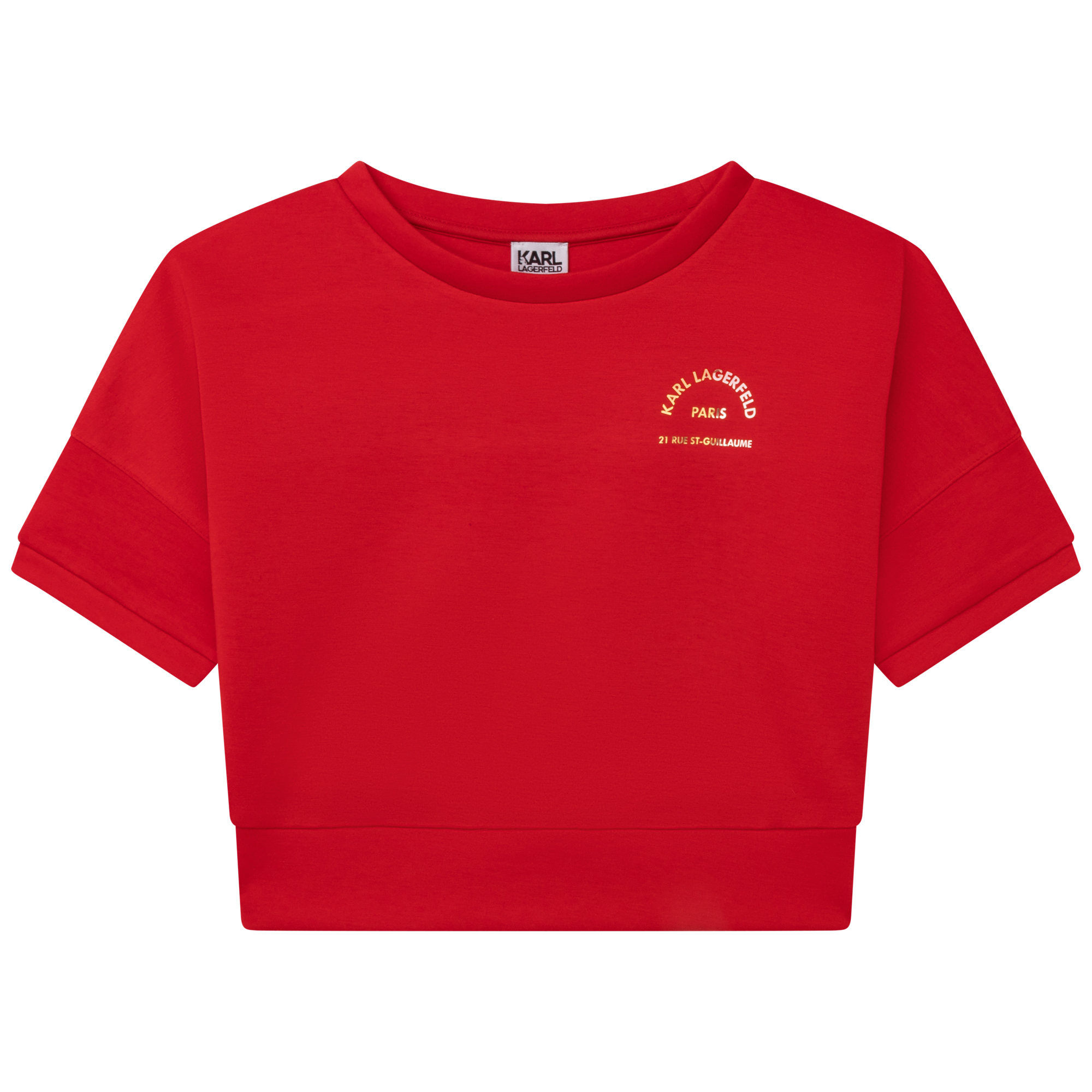 Short-sleeved sweatshirt KARL LAGERFELD KIDS for GIRL