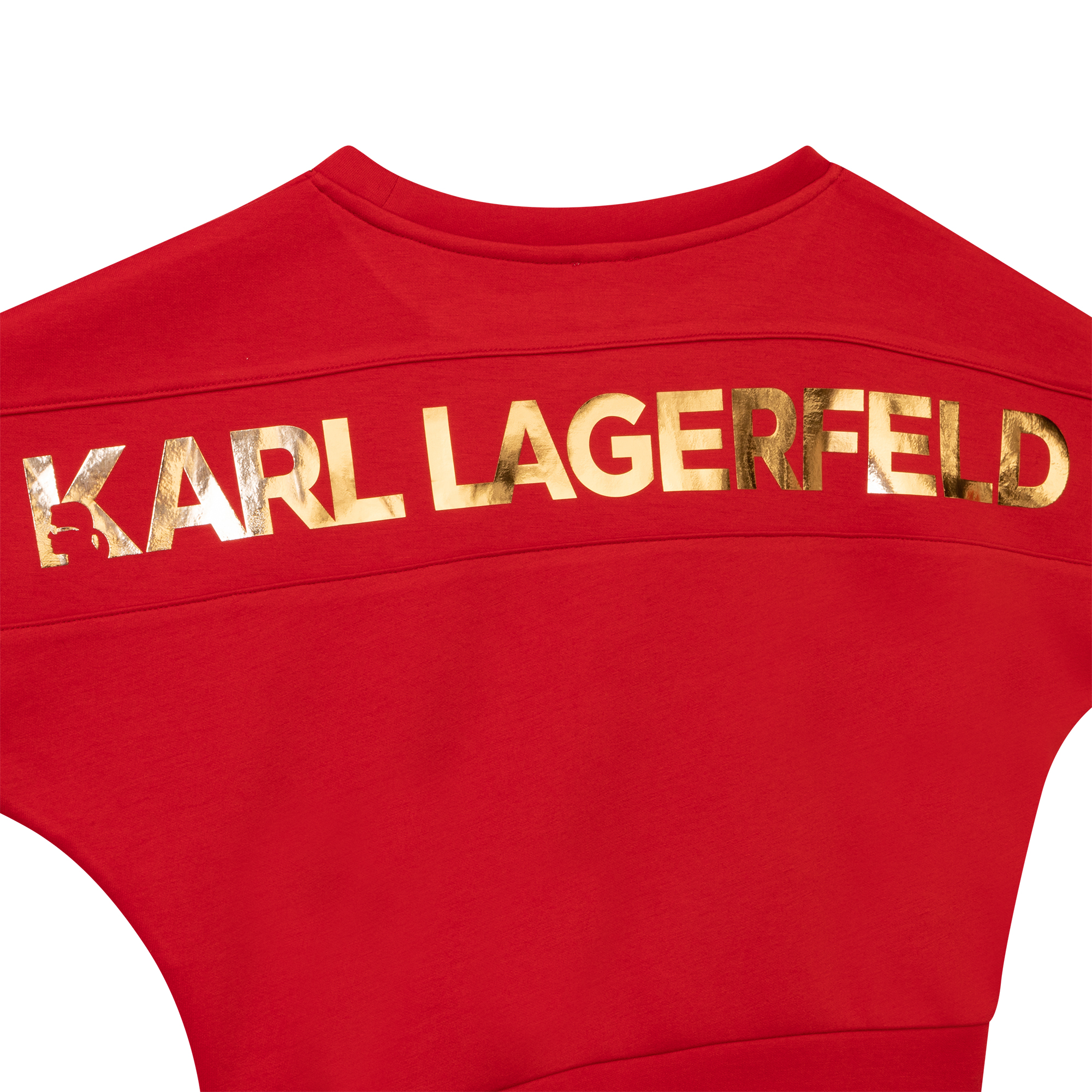 Sweat-shirt a maniche corte KARL LAGERFELD KIDS Per BAMBINA
