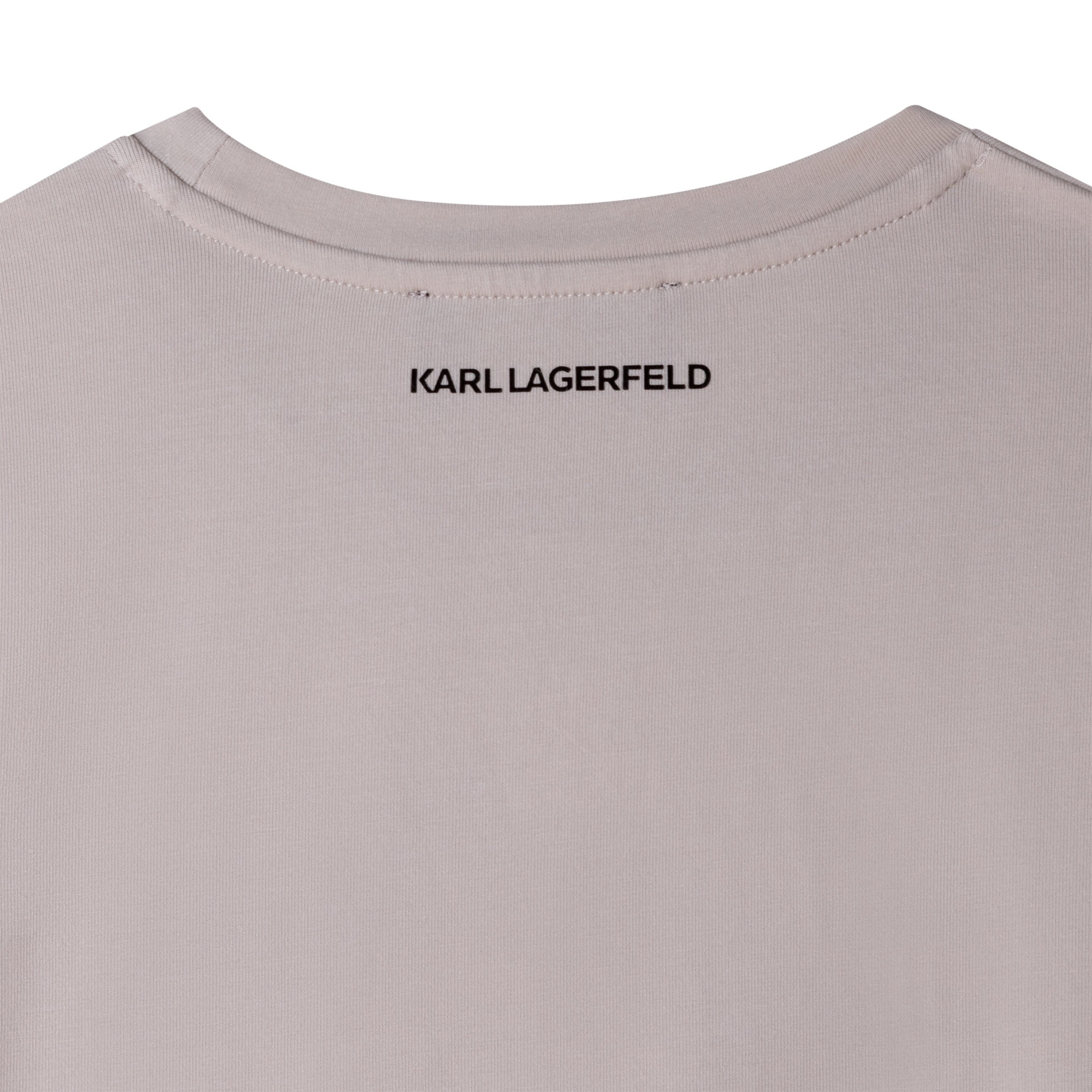 T-shirt van katoen en modal KARL LAGERFELD KIDS Voor