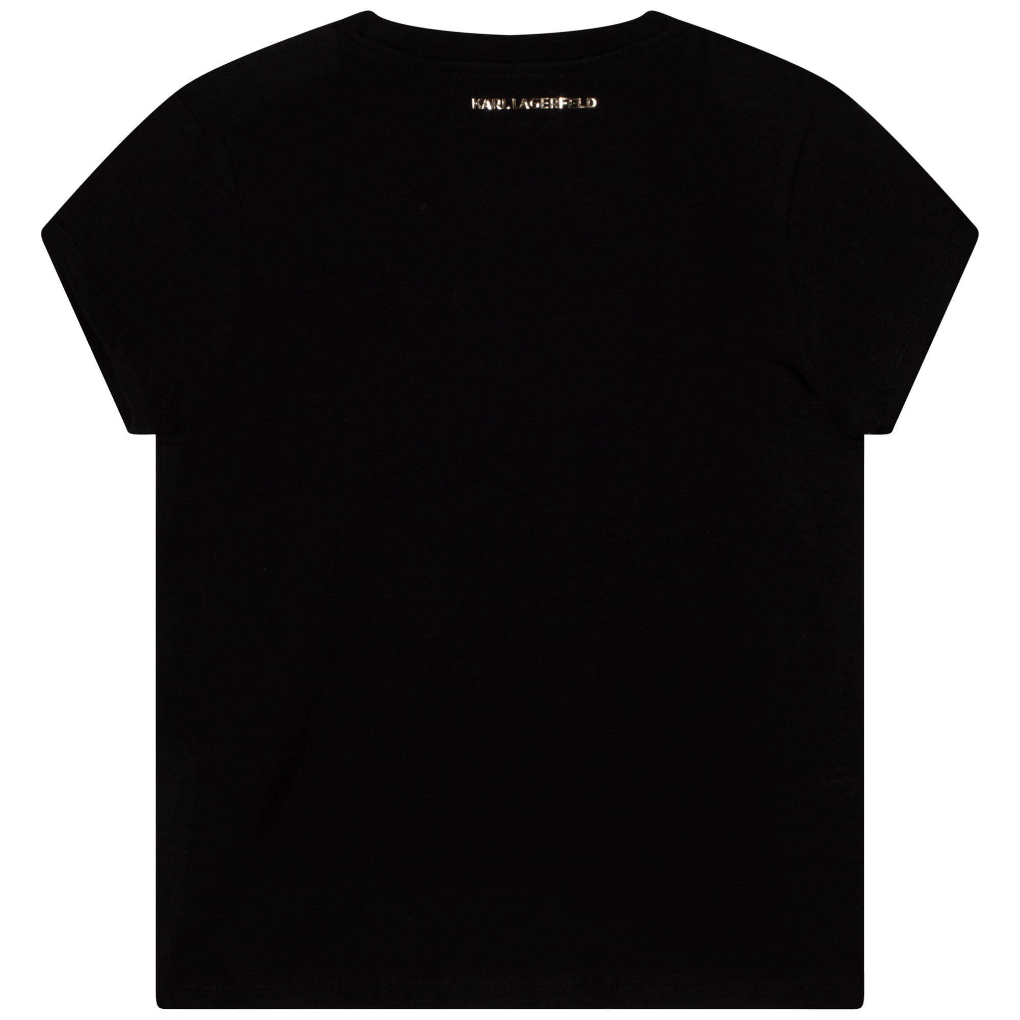 T-shirt con stampa applicata KARL LAGERFELD KIDS Per BAMBINA