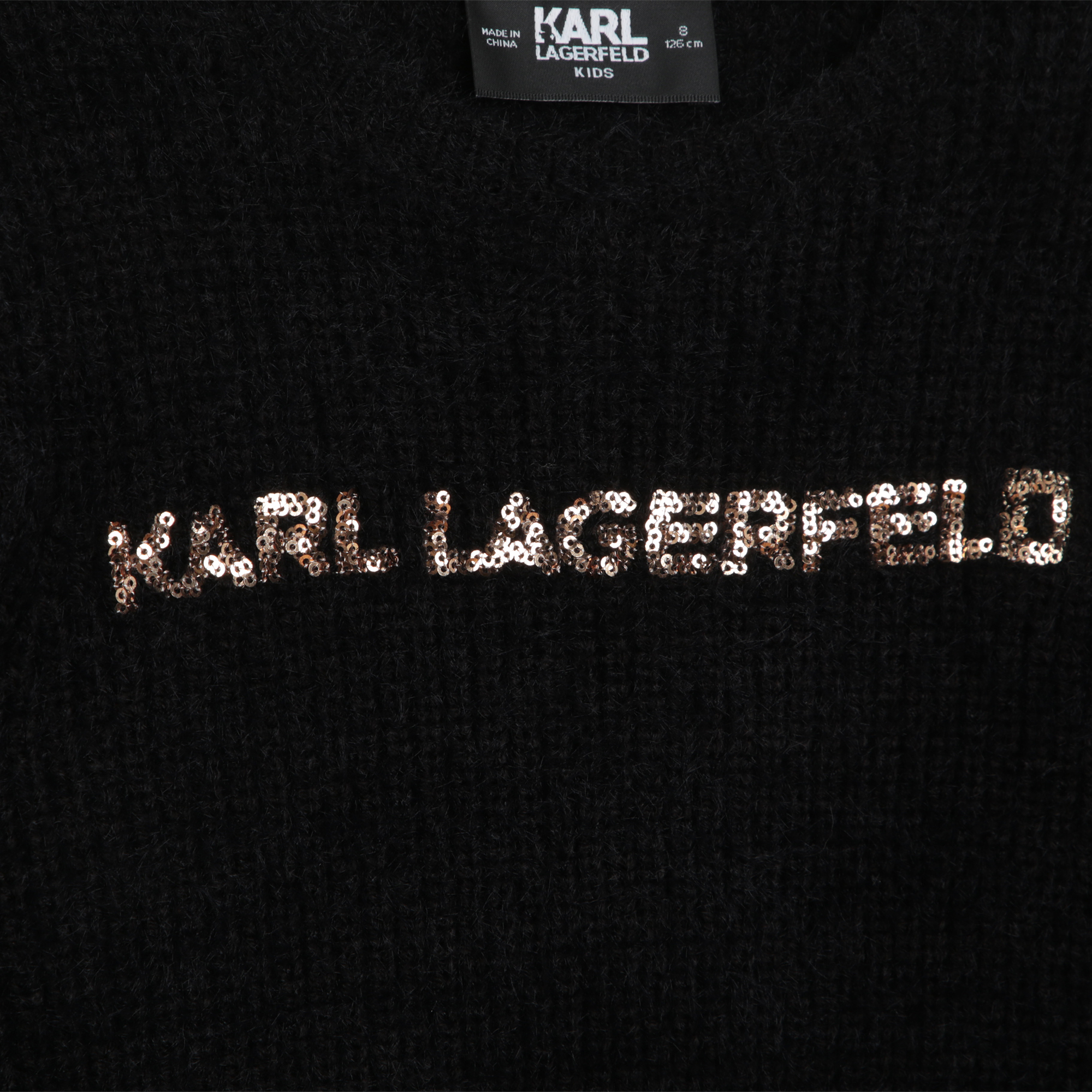 Fluffy knit jumper KARL LAGERFELD KIDS for GIRL