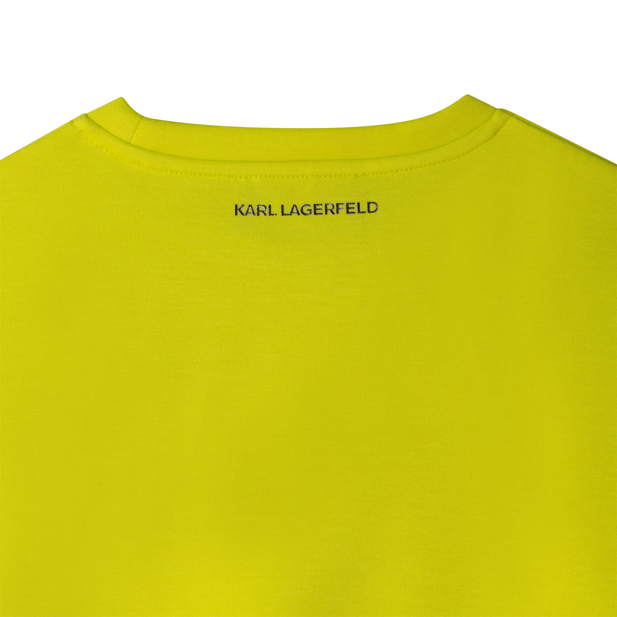 Sweat-shirt court avec imprimé KARL LAGERFELD KIDS pour FILLE
