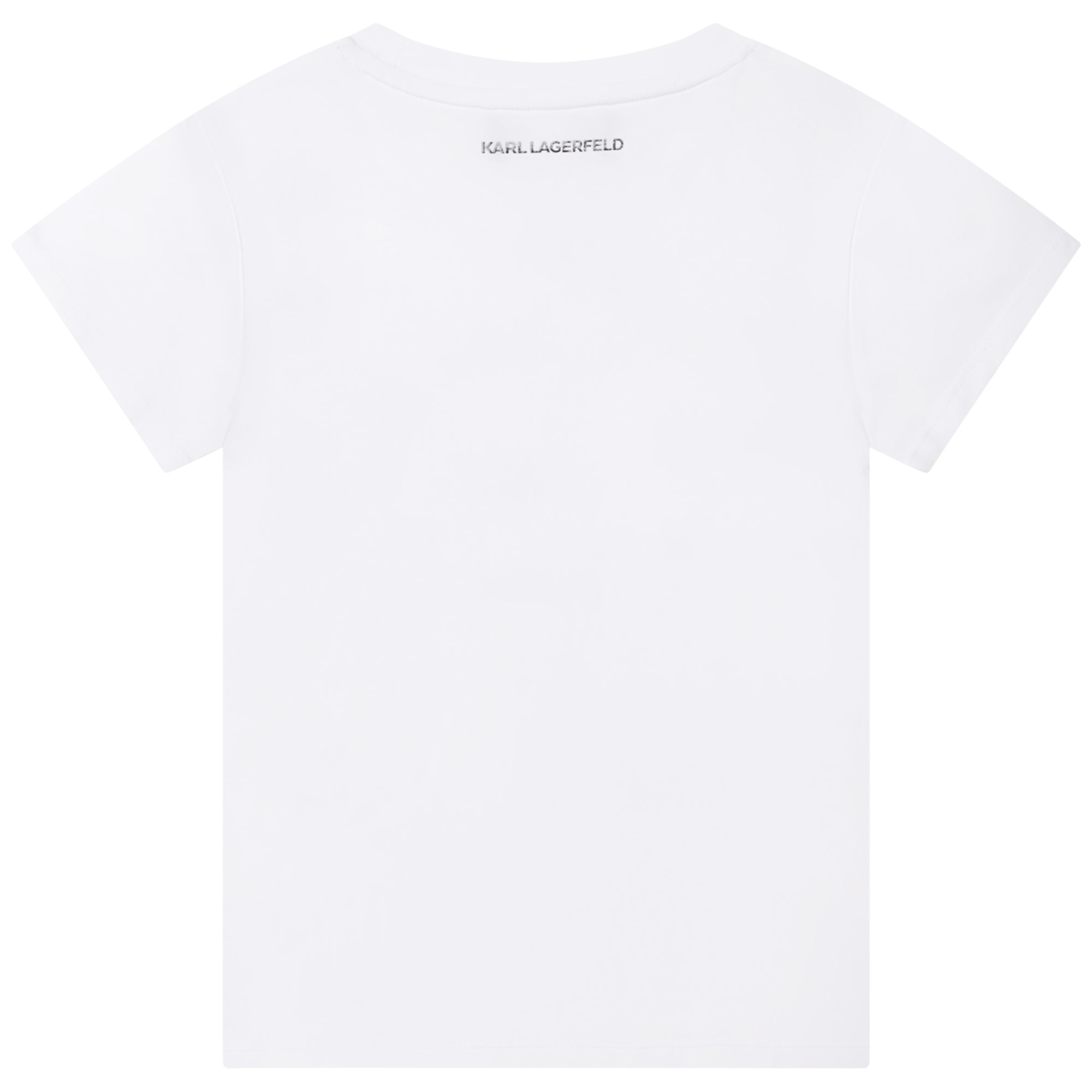 T-shirt cotone e modal KARL LAGERFELD KIDS Per BAMBINA