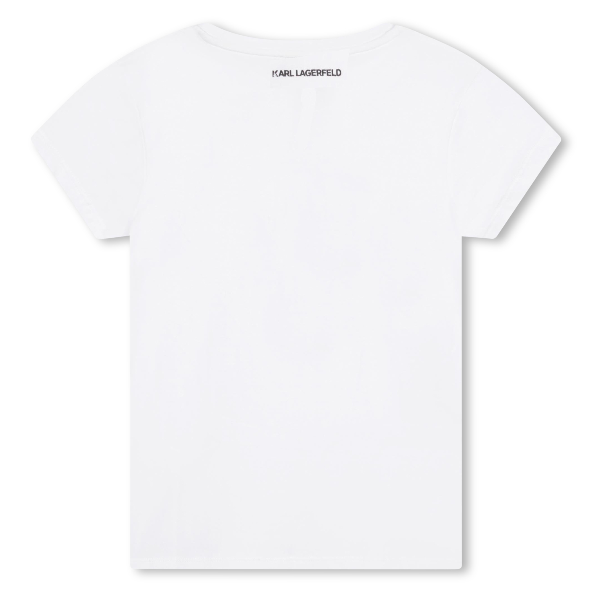 Camiseta de algodón estampada KARL LARGERFELD KIDS para NIÑA