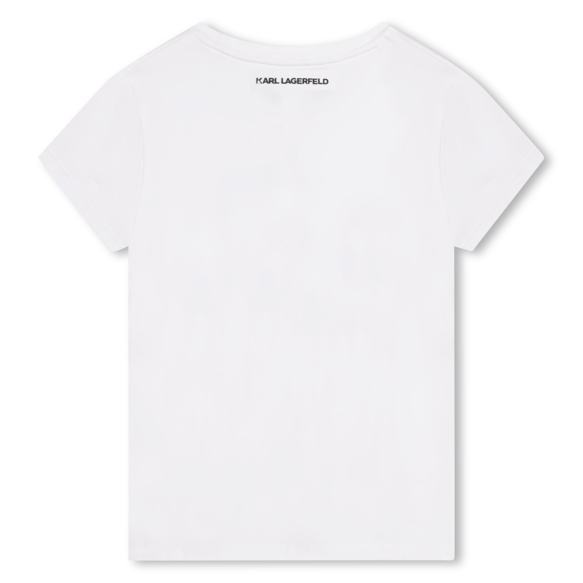 T-shirt con motivi a strass KARL LAGERFELD KIDS Per BAMBINA