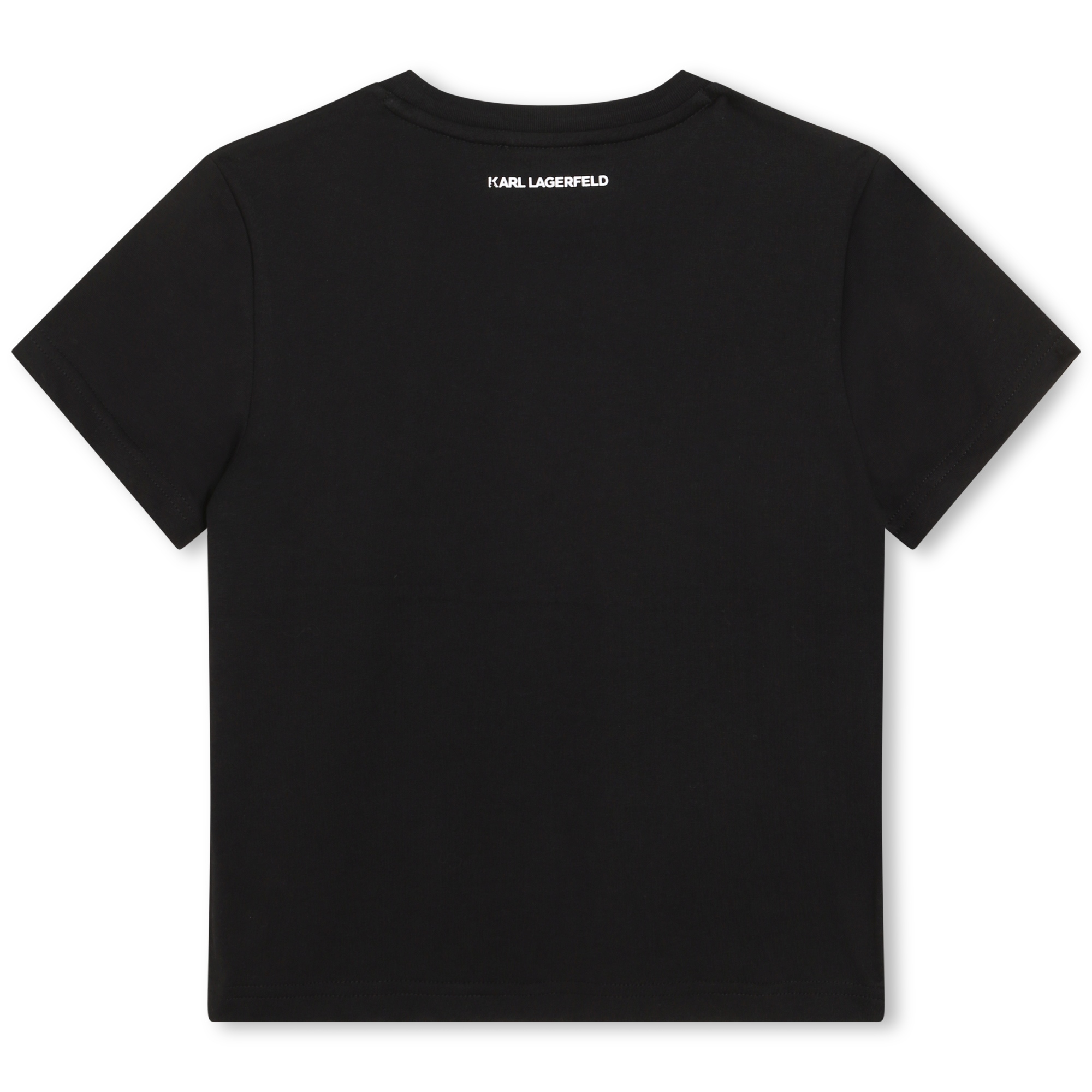 T-shirt manches courtes coton KARL LAGERFELD KIDS pour FILLE