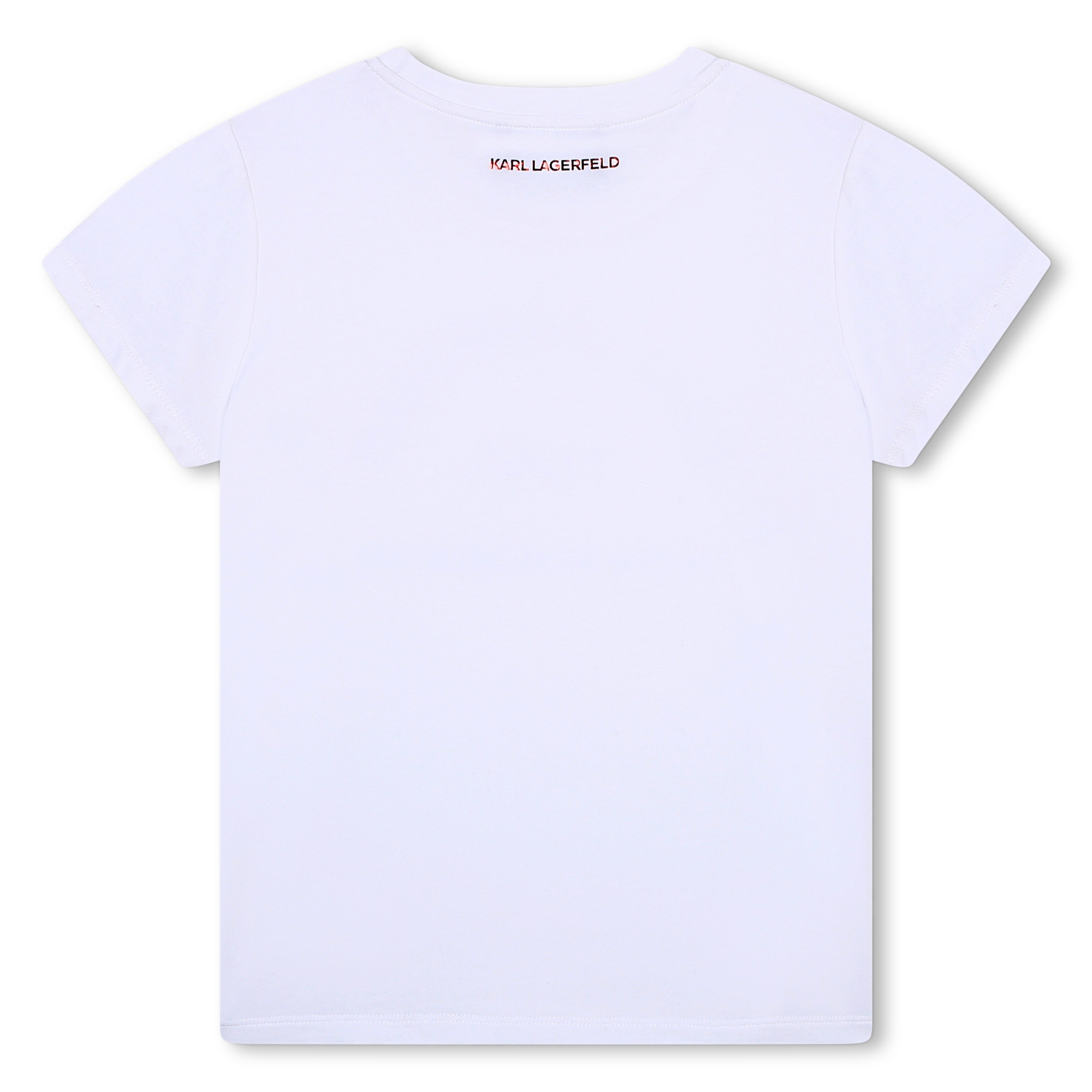 T-shirt manches courtes floqué KARL LAGERFELD KIDS pour FILLE