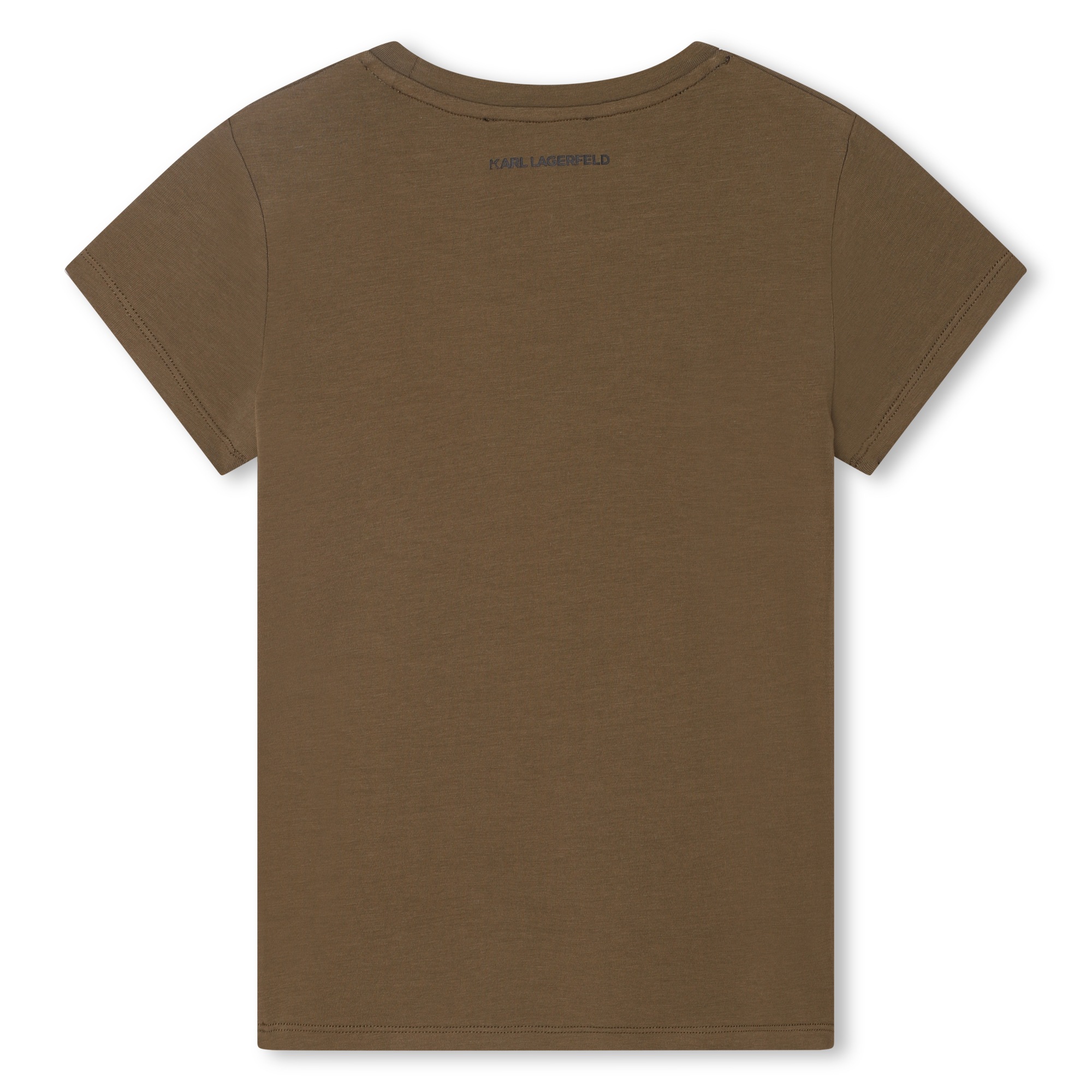 T-shirt coton manches courtes KARL LAGERFELD KIDS pour FILLE