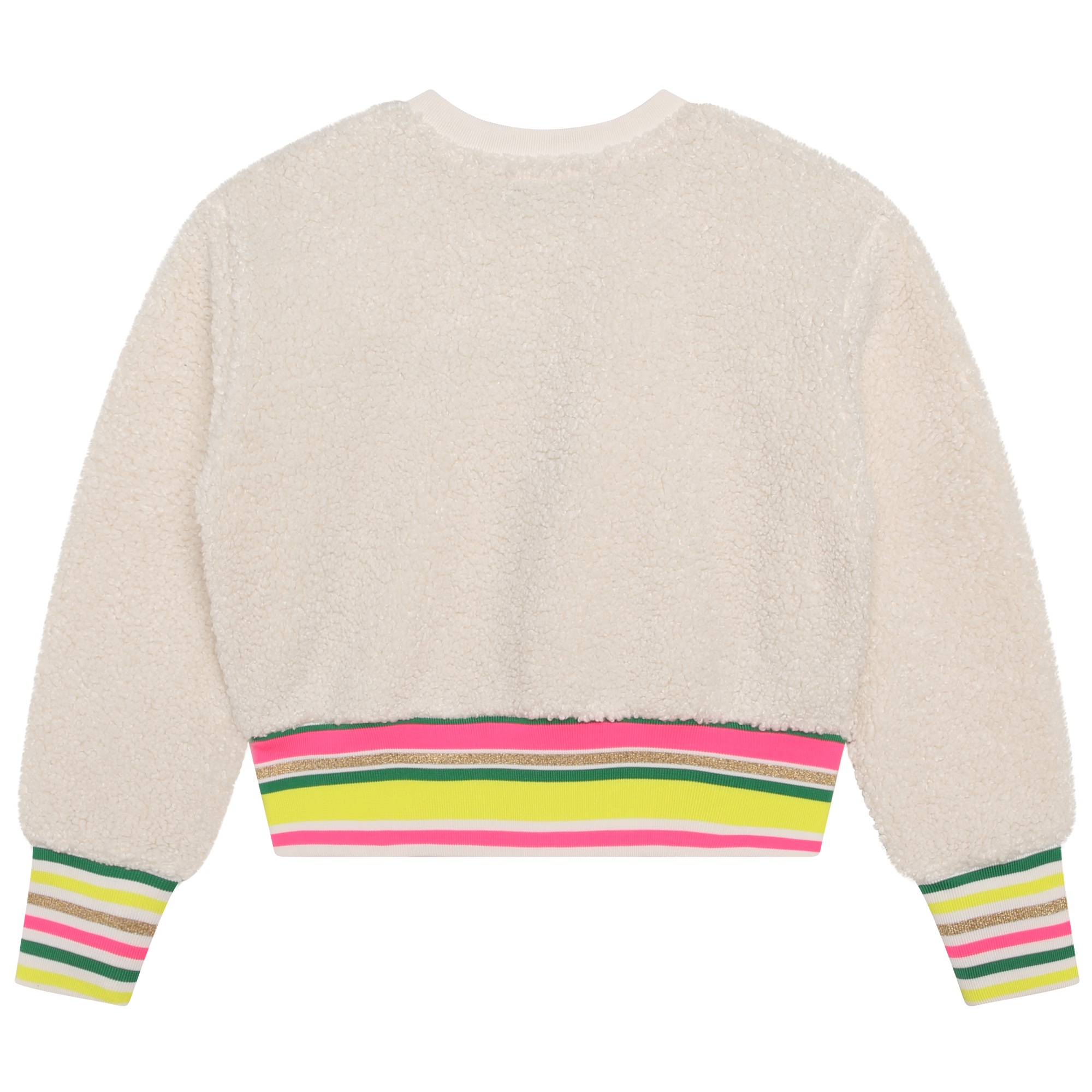 Sweater van teddy fleece KARL LAGERFELD KIDS Voor