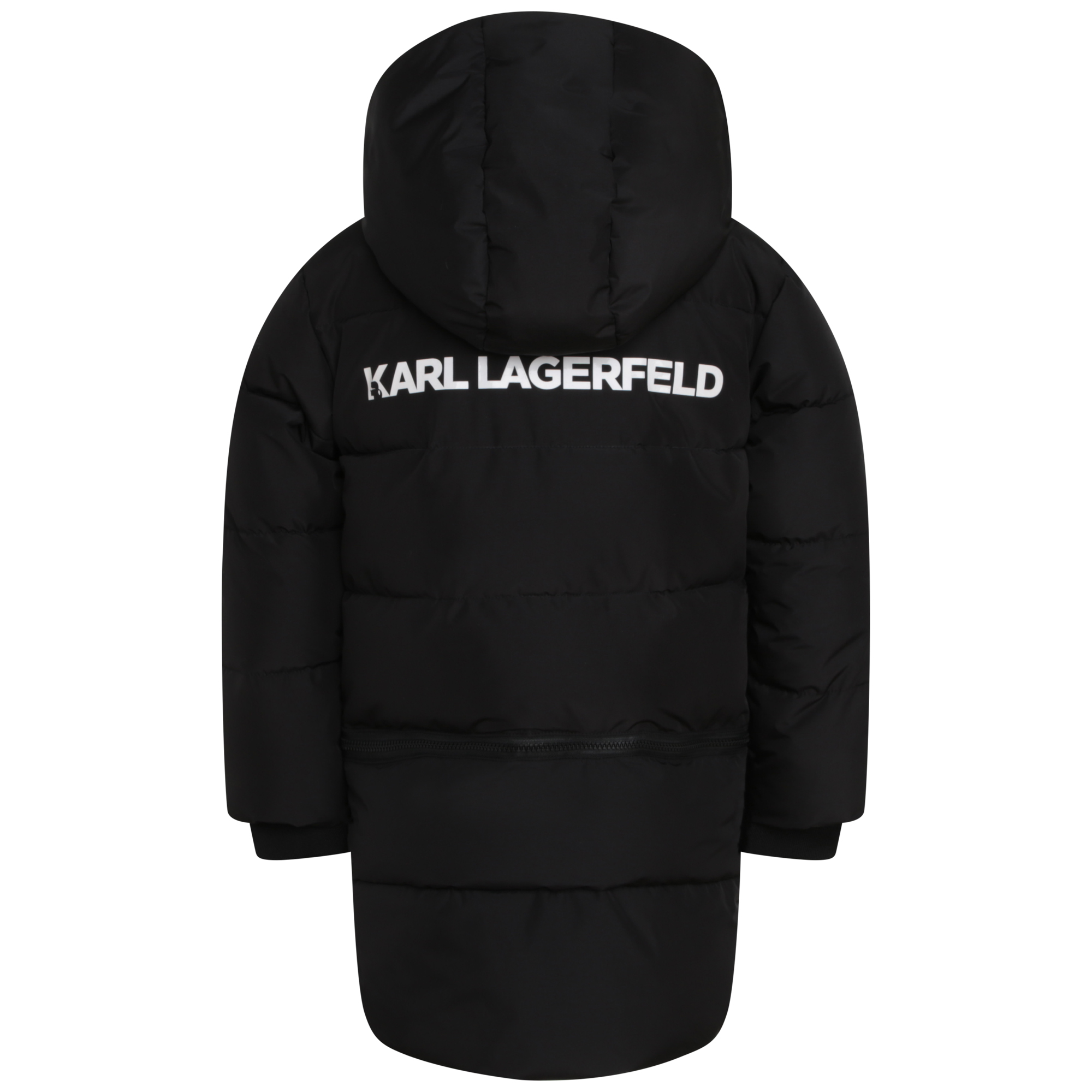 Long zip-off parka KARL LAGERFELD KIDS for GIRL