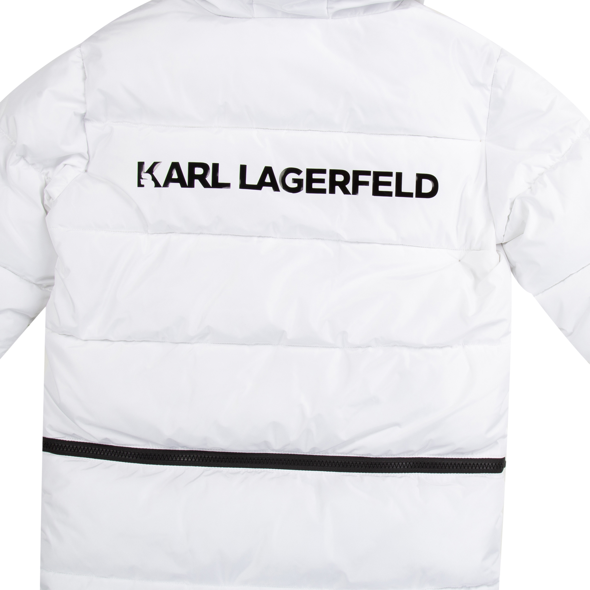 Long zip-off parka KARL LAGERFELD KIDS for GIRL