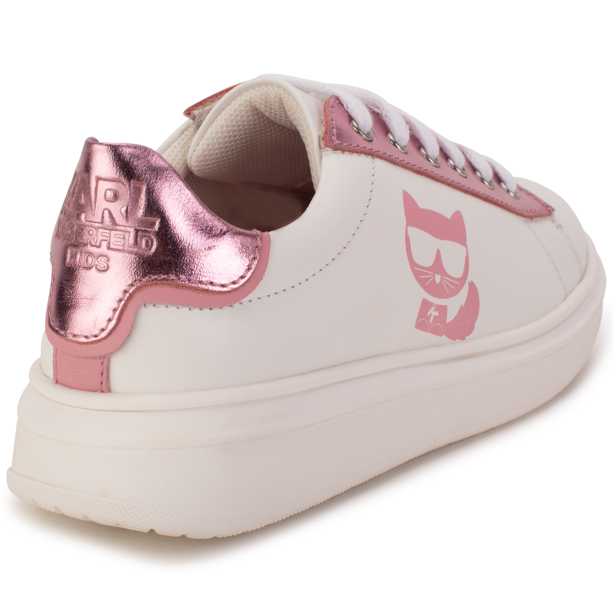 Lace-up low-top trainers KARL LAGERFELD KIDS for GIRL