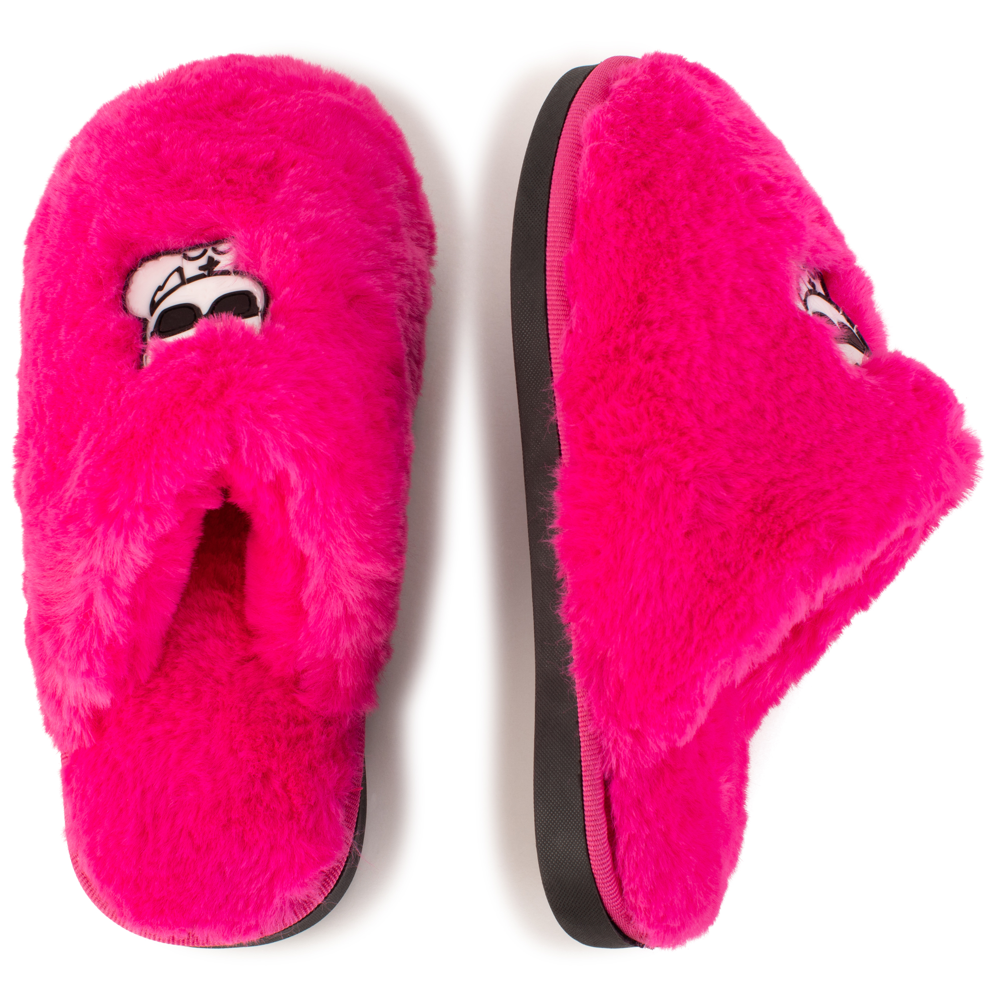 Fluffy mules with patches KARL LAGERFELD KIDS for GIRL