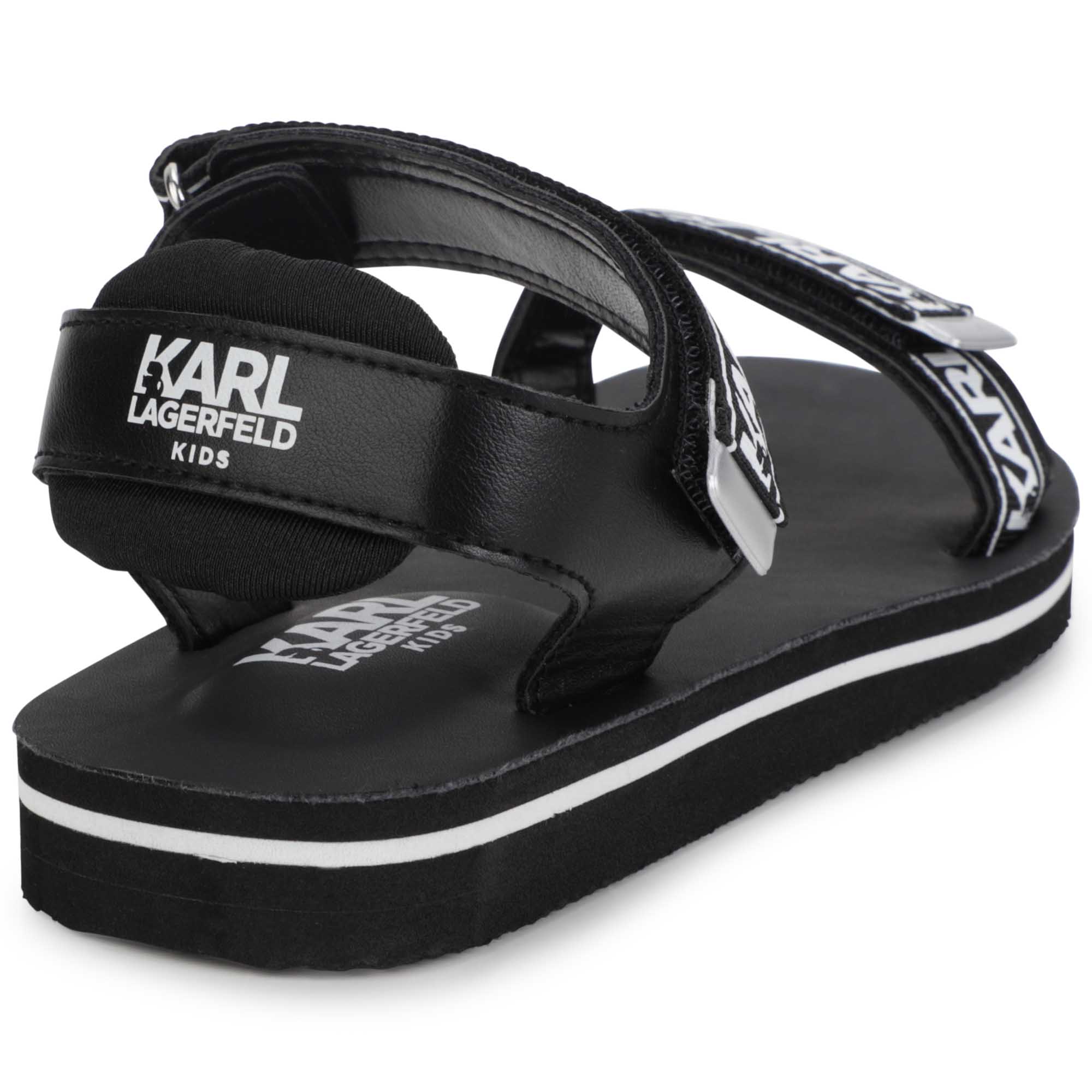 Hook-and-loop sandals KARL LAGERFELD KIDS for GIRL