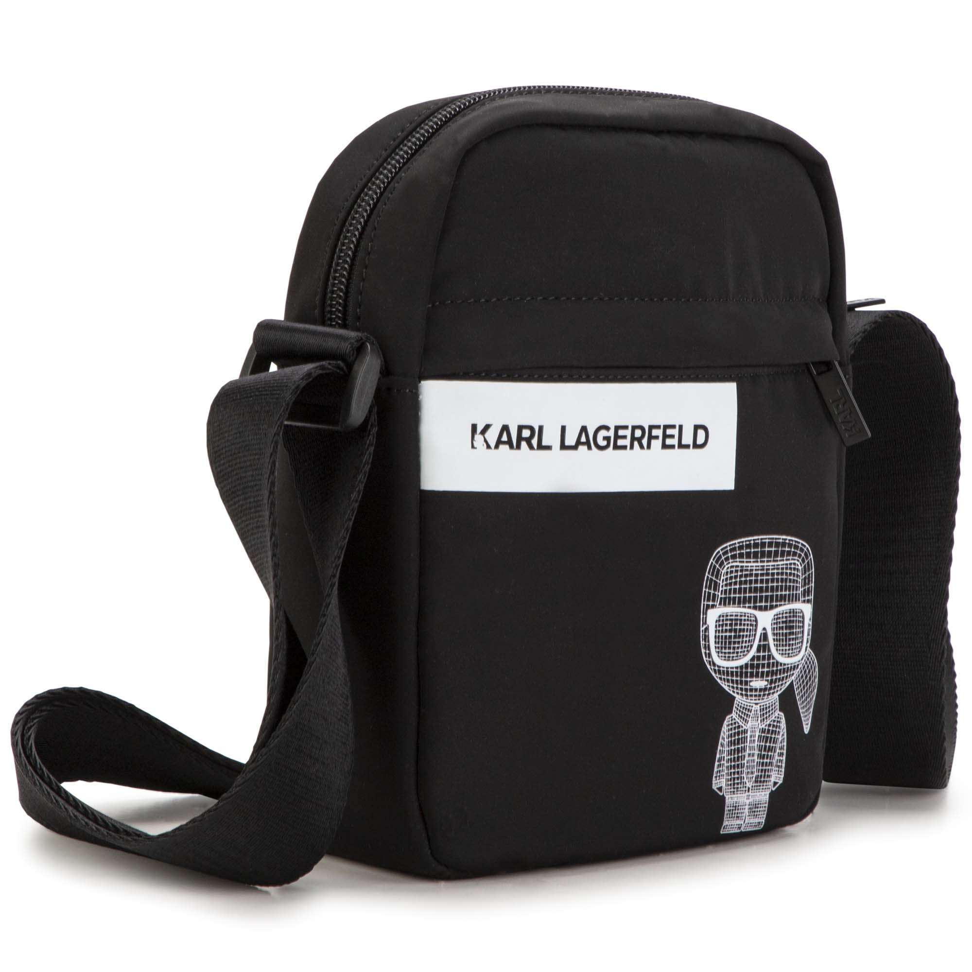 Adjustable messenger bag KARL LAGERFELD KIDS for BOY