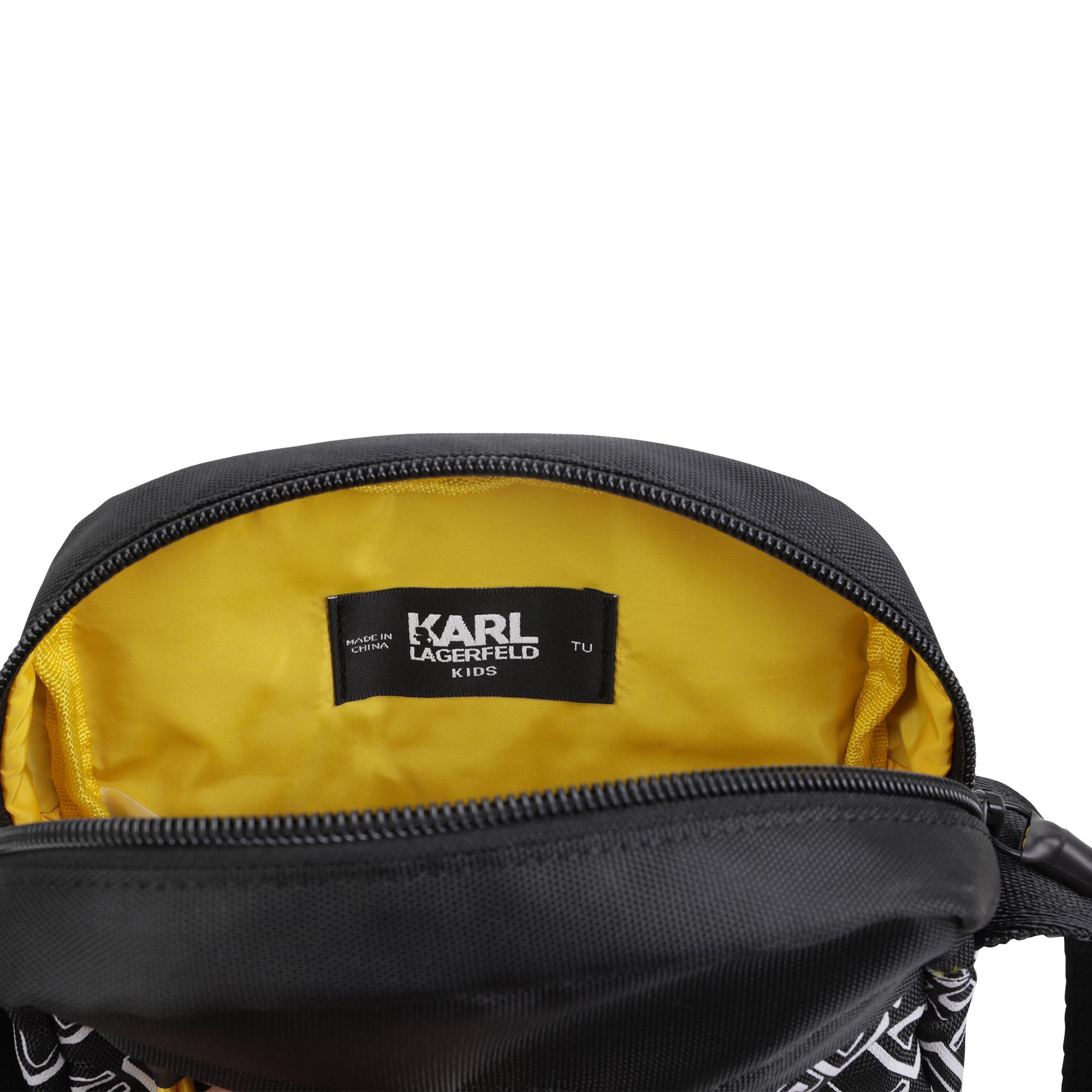 Printed zip-up sling bag KARL LAGERFELD KIDS for BOY