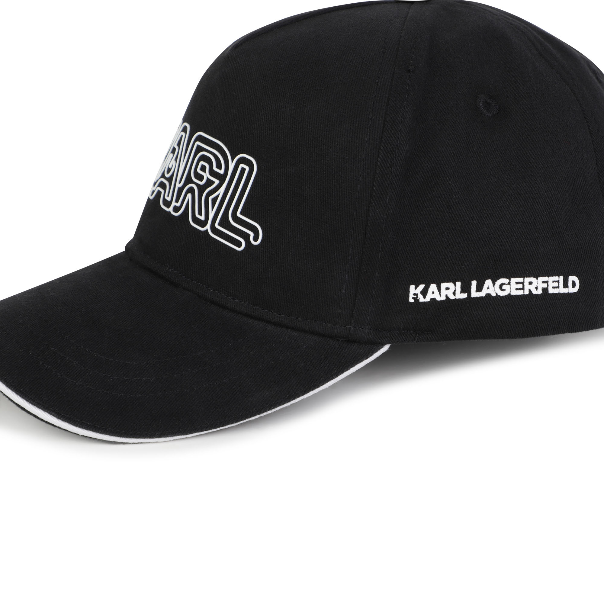Cotton twill baseball cap KARL LAGERFELD KIDS for BOY