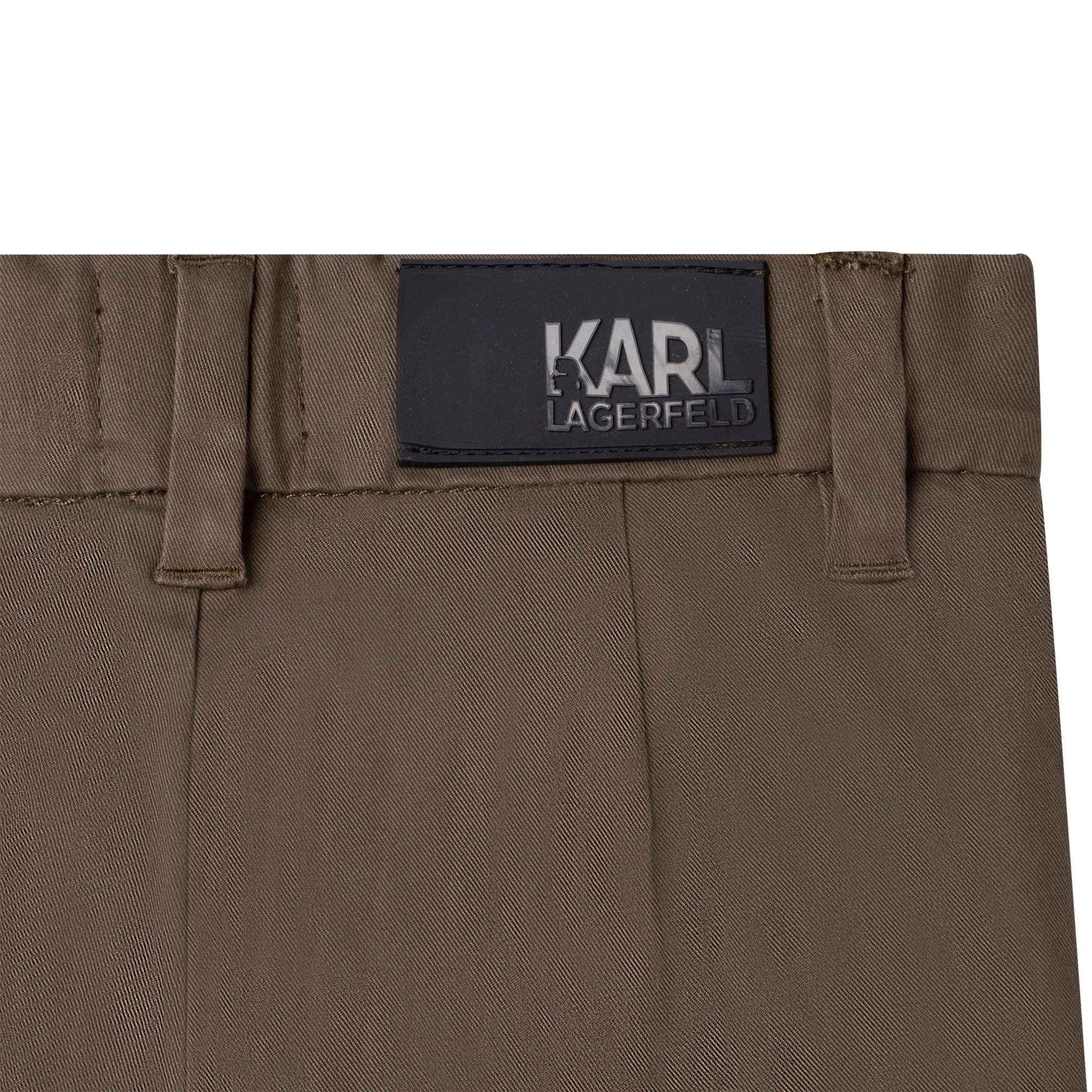 Pantalón de twill de algodón KARL LARGERFELD KIDS para NIÑO