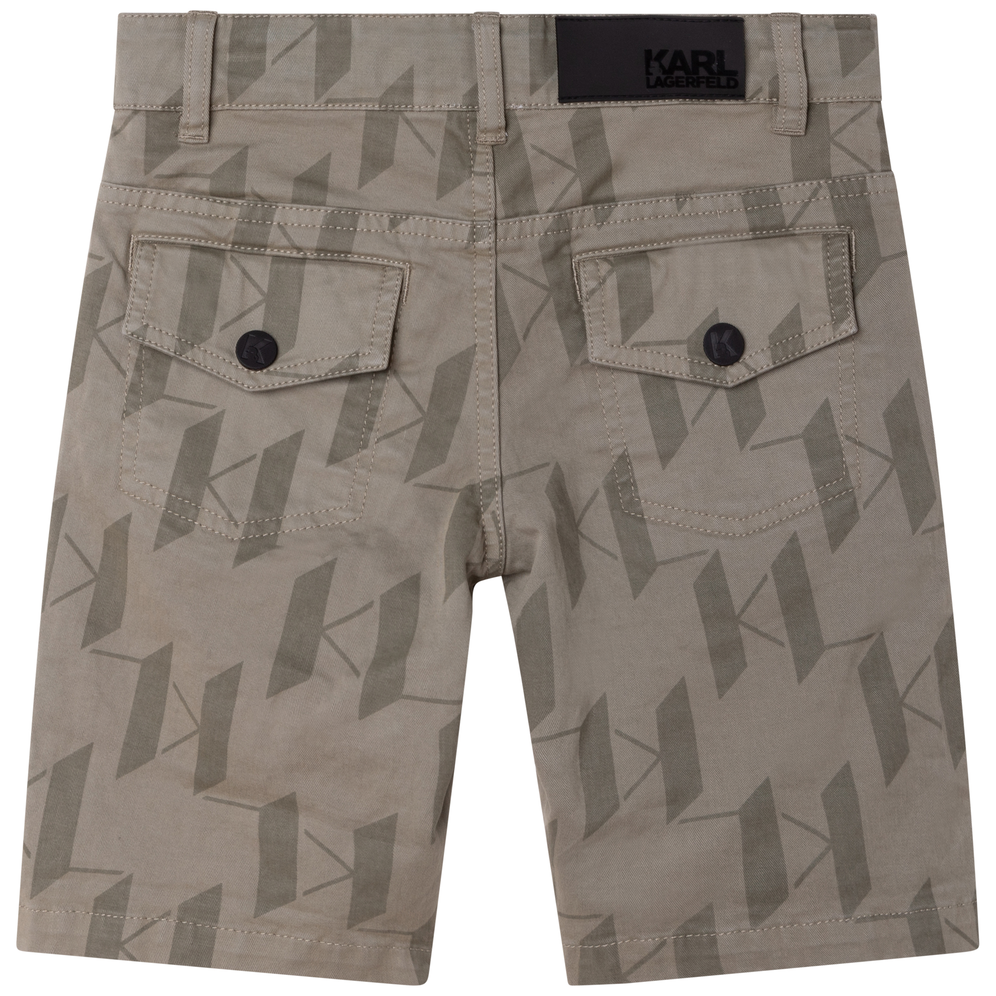 Printed cotton Bermuda shorts KARL LAGERFELD KIDS for BOY