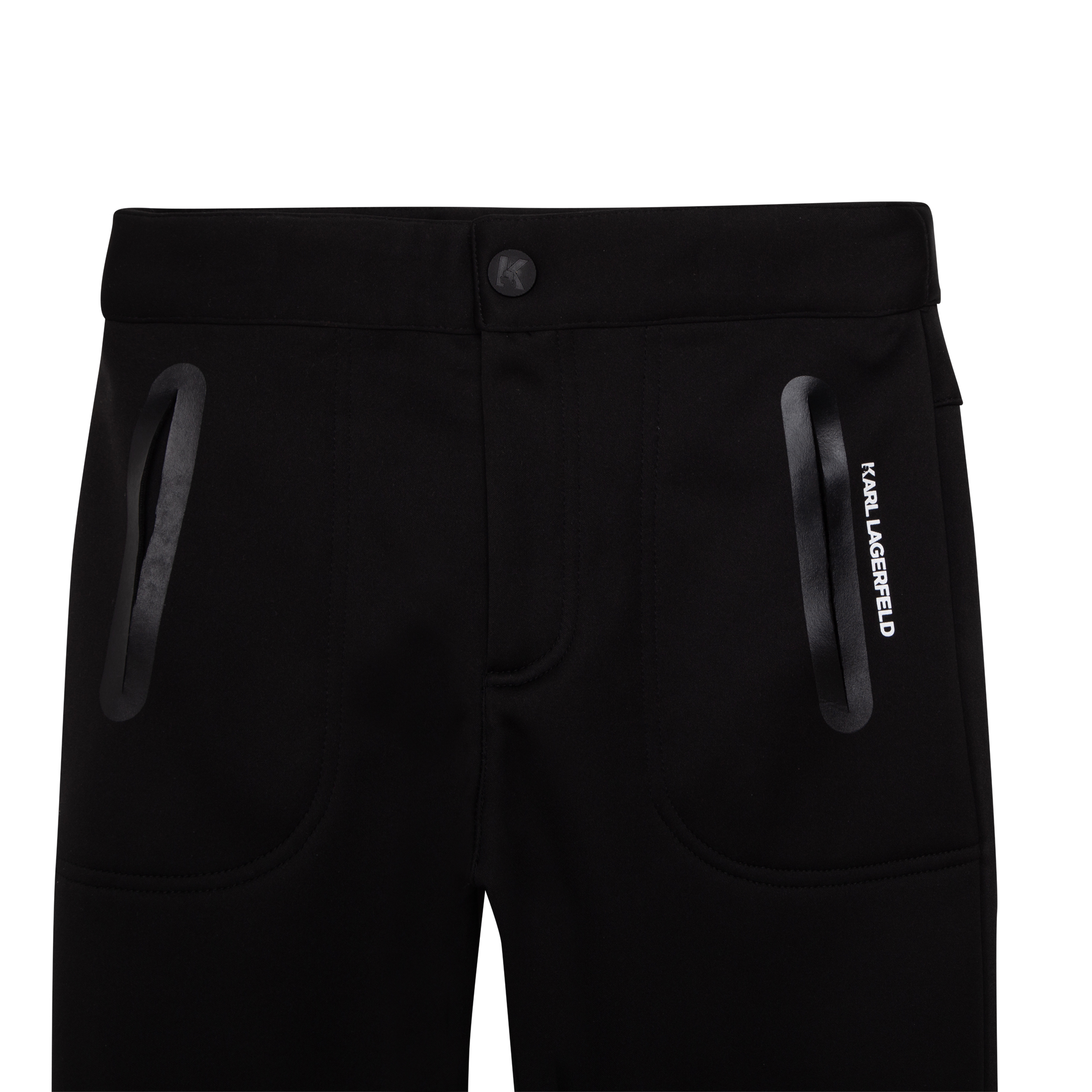 Plain jogging-style trousers KARL LAGERFELD KIDS for BOY