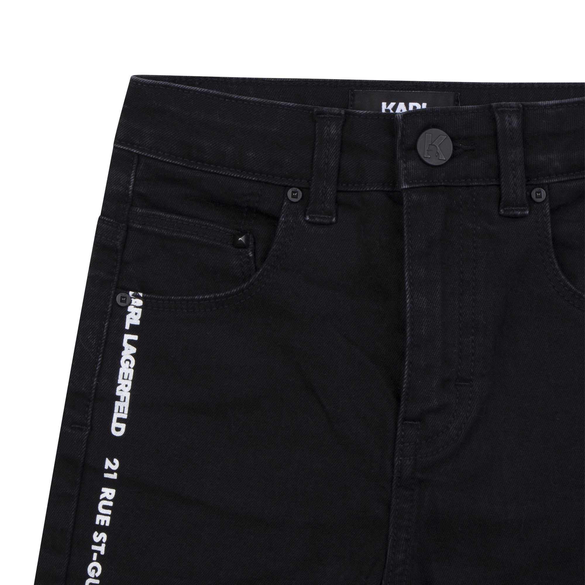 Jeans con stampa laterale KARL LAGERFELD KIDS Per RAGAZZO