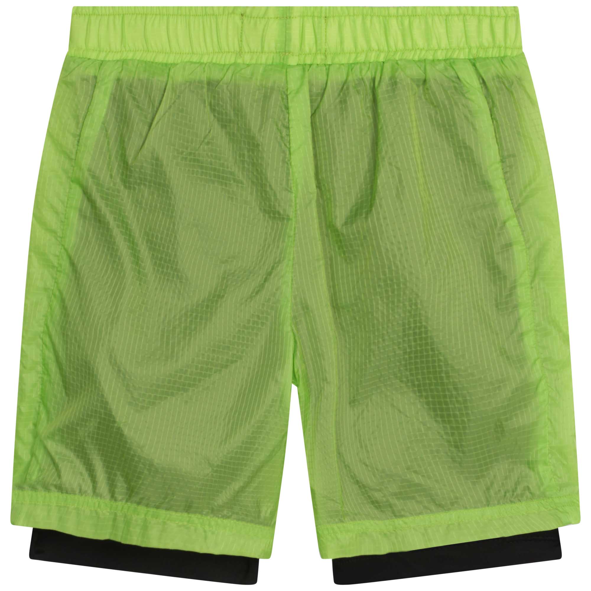 Waterproof dual-fabric shorts KARL LAGERFELD KIDS for BOY