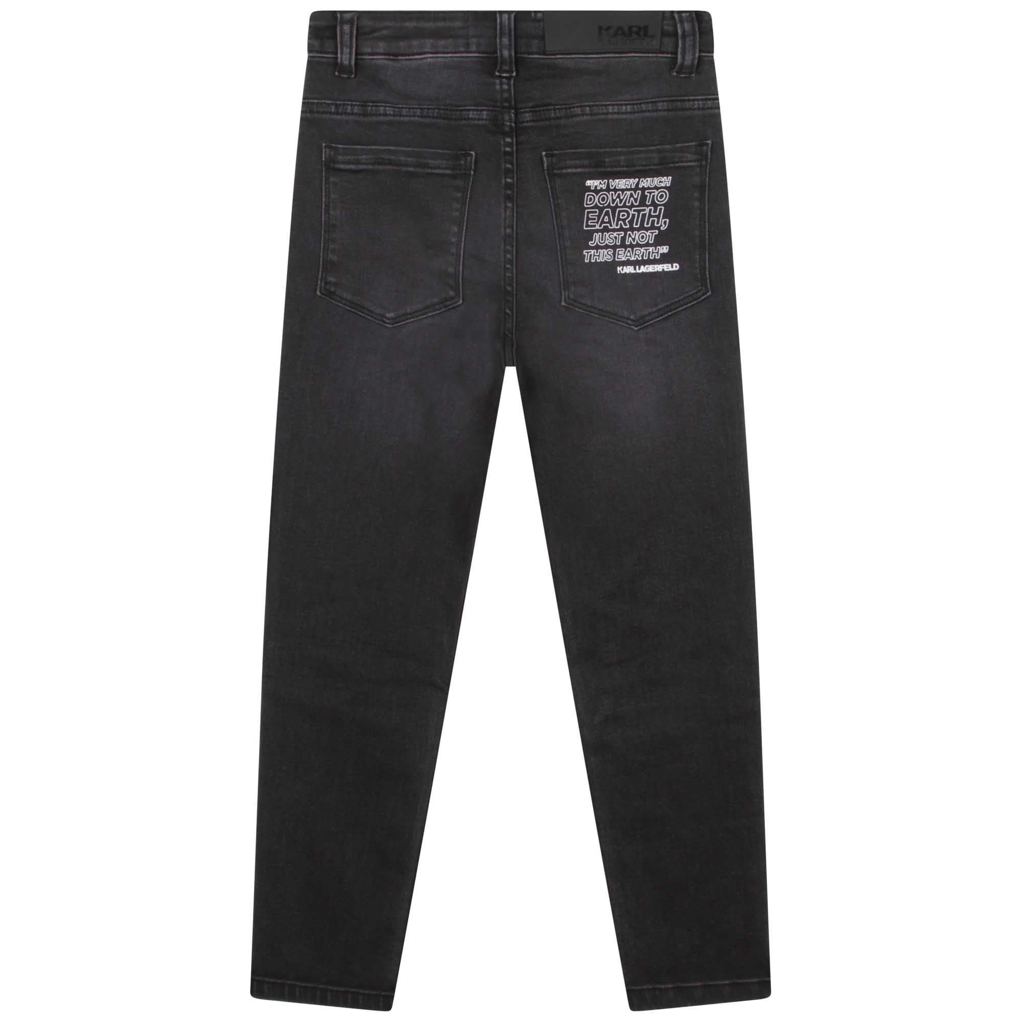 Jeans 5 tasche KARL LAGERFELD KIDS Per RAGAZZO