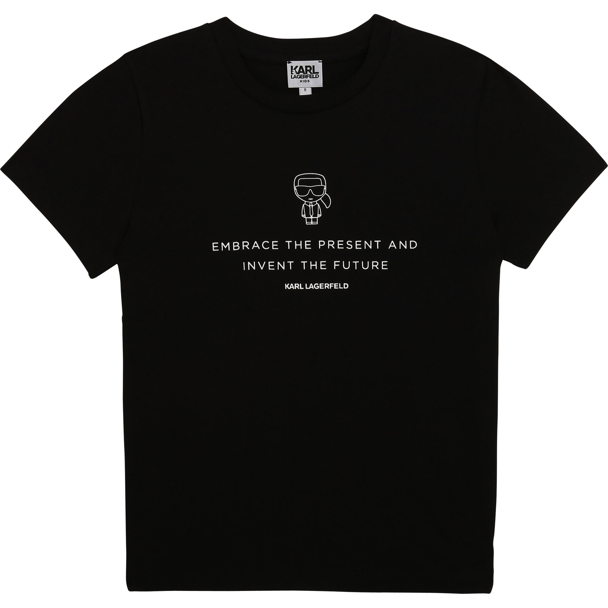 Cotton message T-shirt KARL LAGERFELD KIDS for BOY