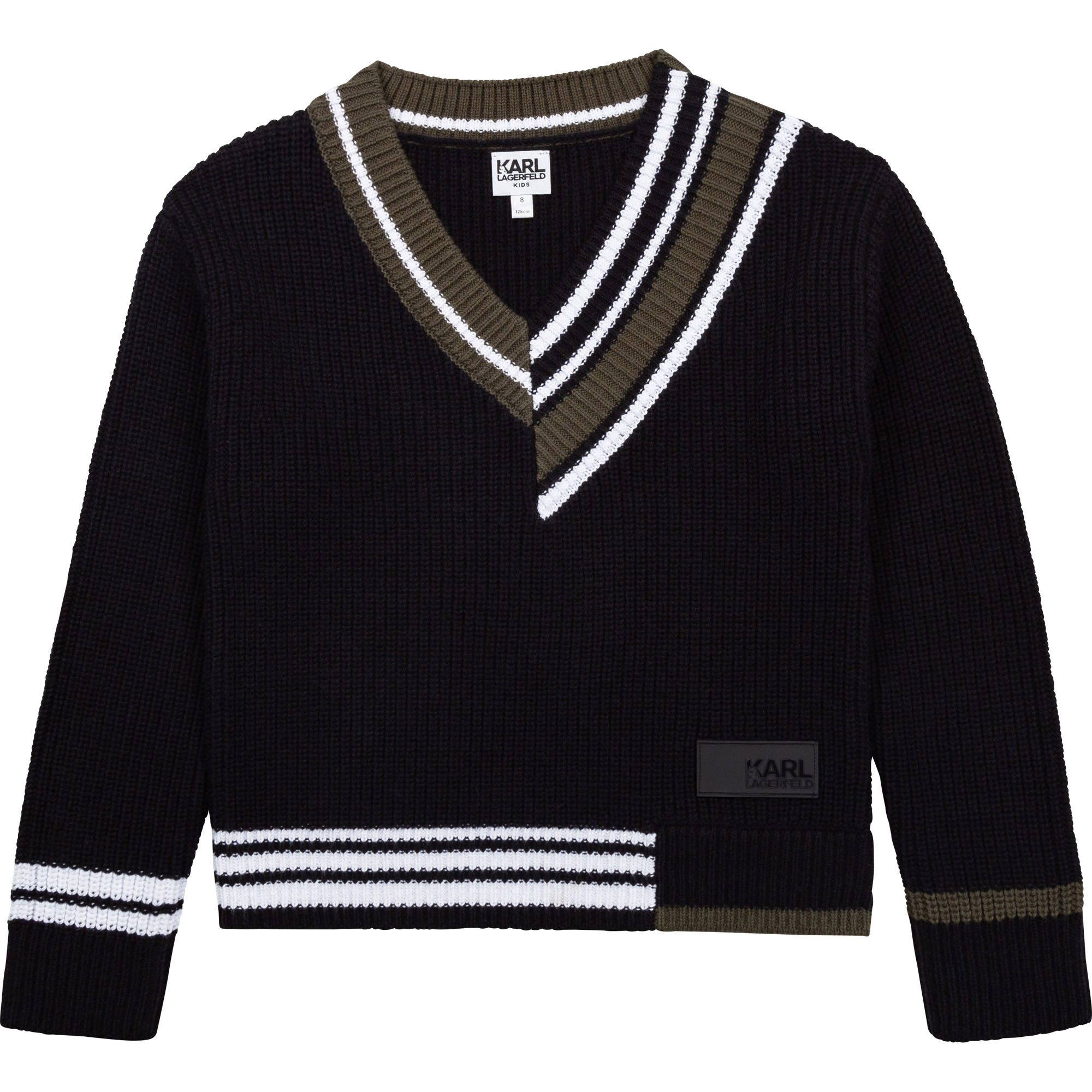 Striped knit sweater KARL LAGERFELD KIDS for BOY