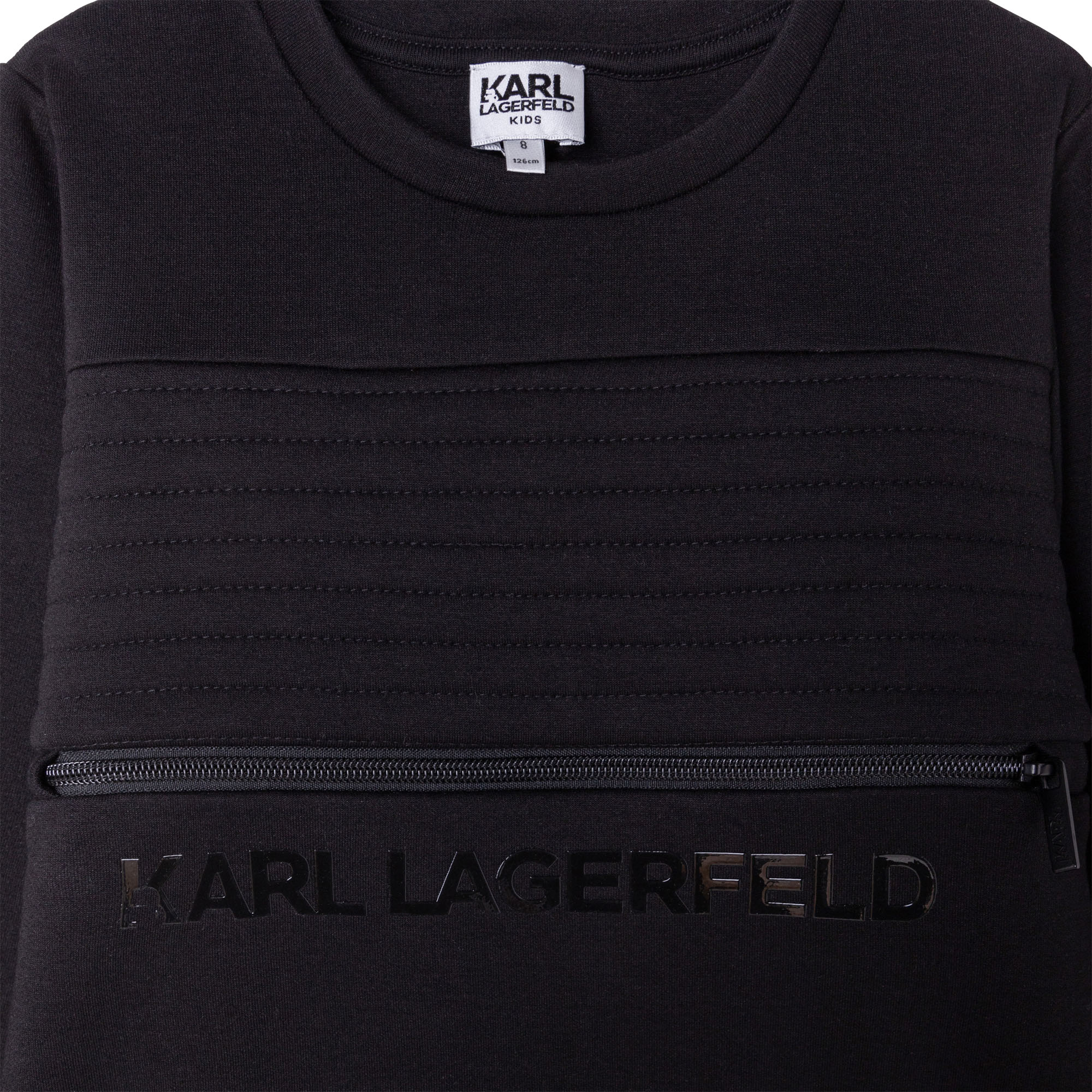 Sweatshirt with zipped pocket KARL LAGERFELD KIDS for BOY