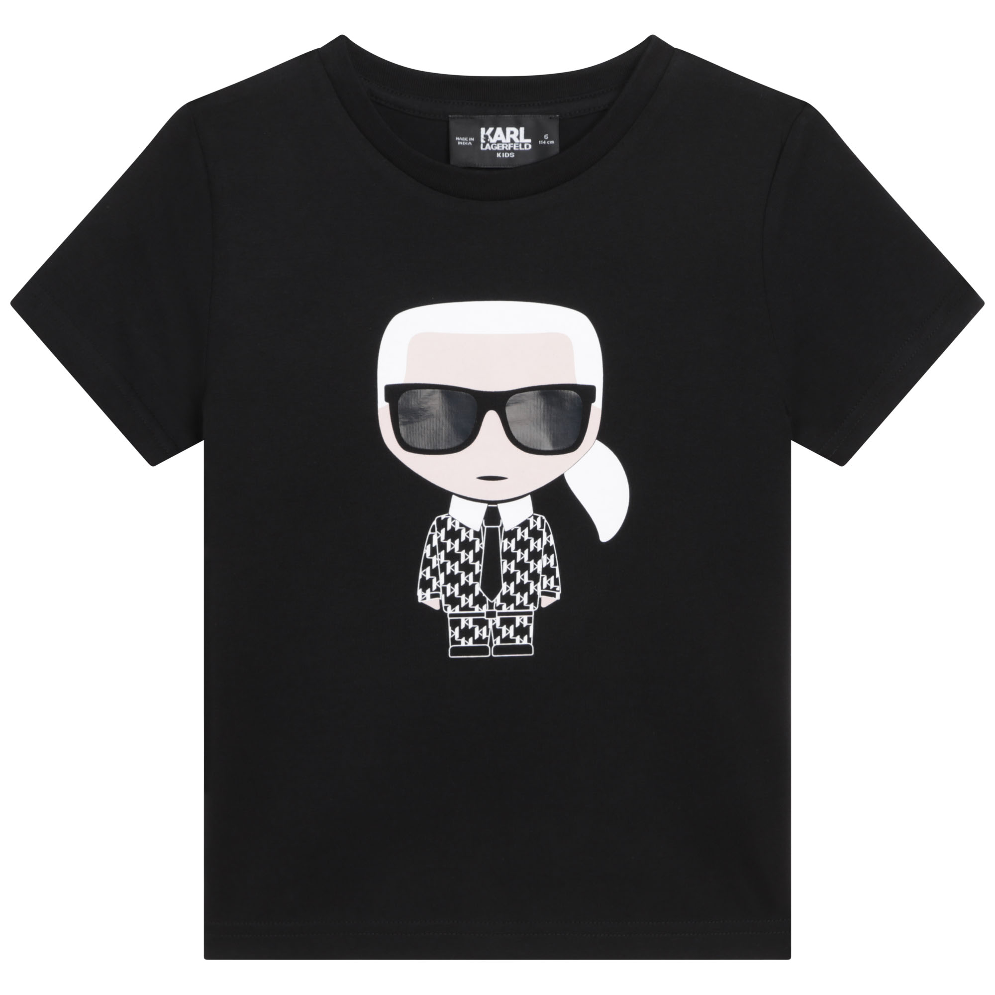 Cotton T-shirt with print KARL LAGERFELD KIDS for BOY