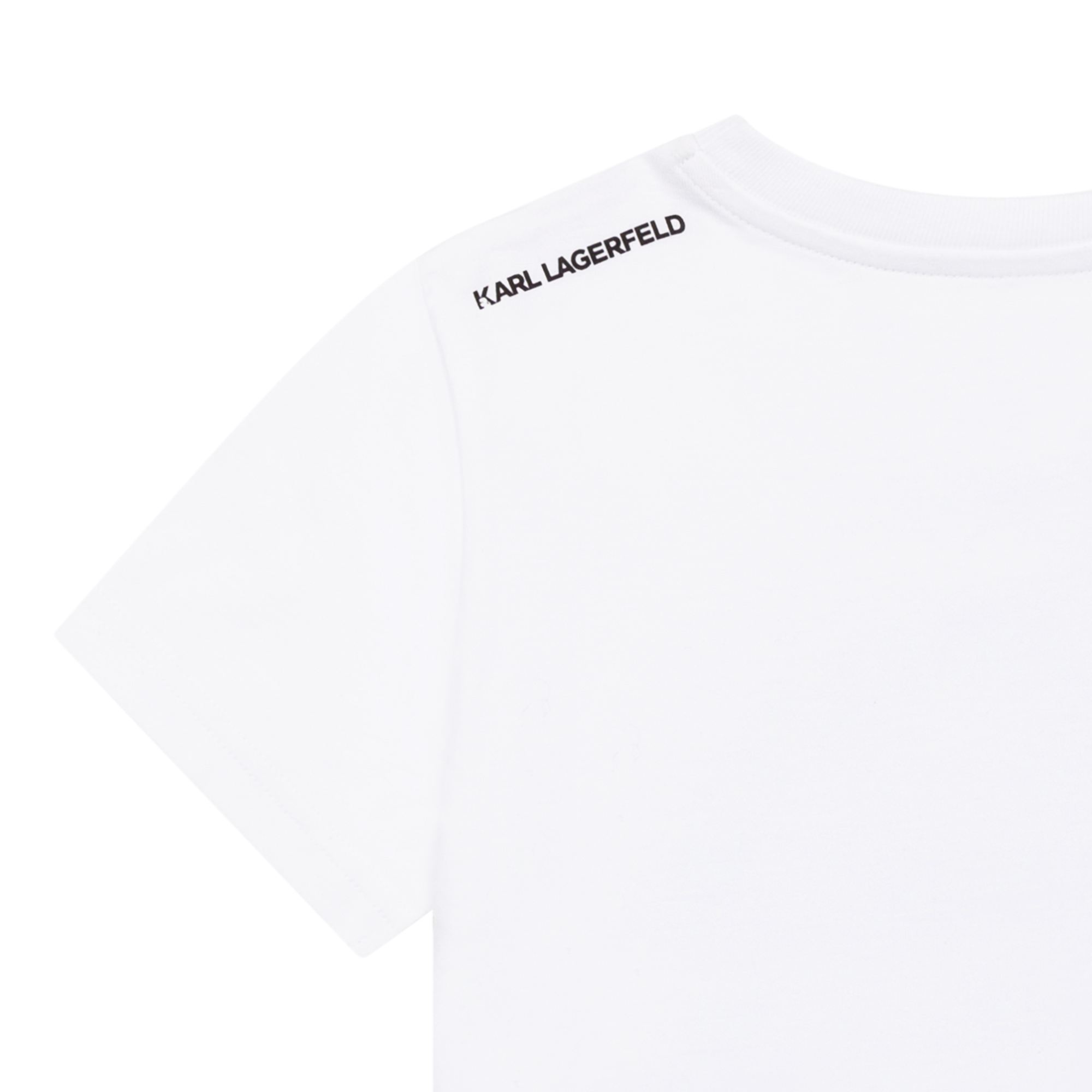 T-shirt van biokatoen KARL LAGERFELD KIDS Voor