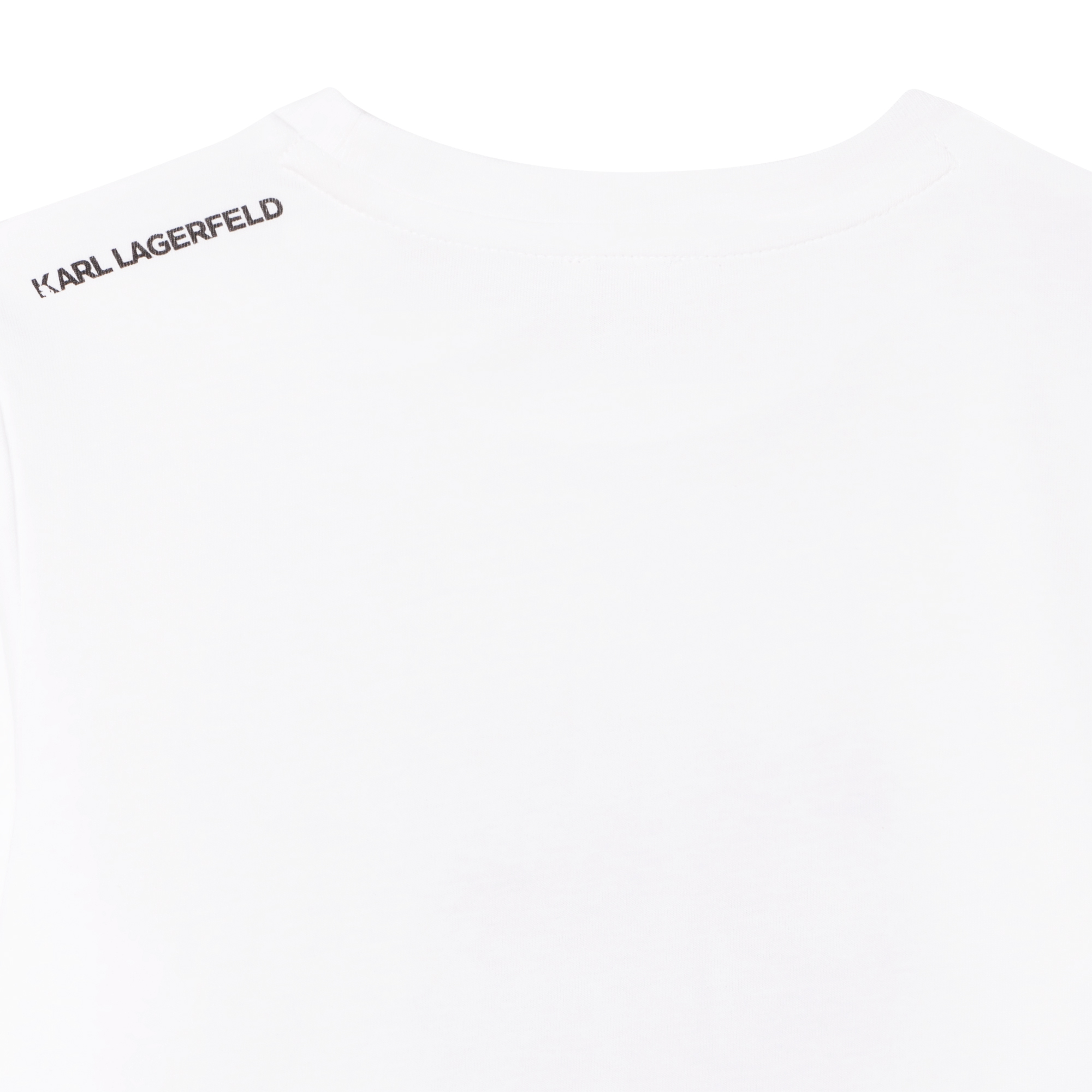 Camiseta algodón manga larga KARL LARGERFELD KIDS para NIÑO