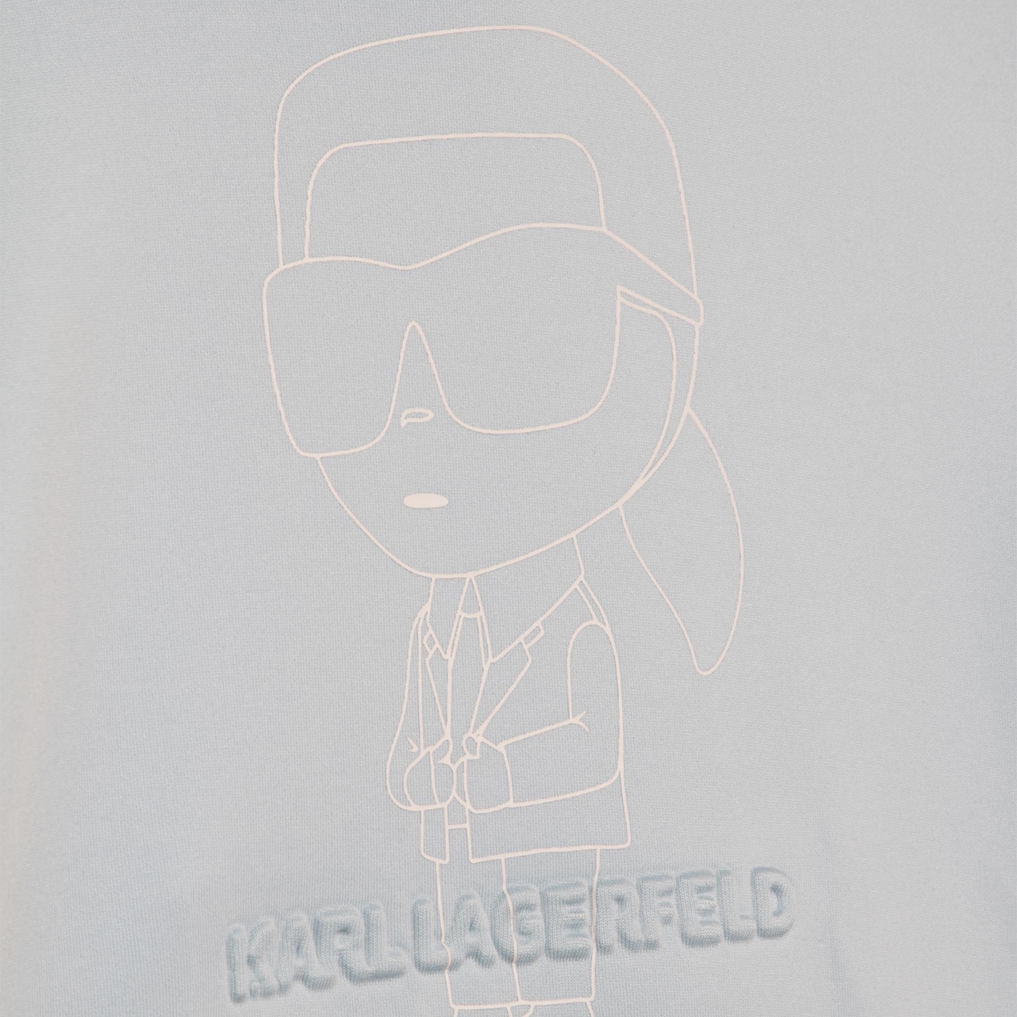 Sweat-shirt col fantaisie KARL LAGERFELD KIDS pour GARCON