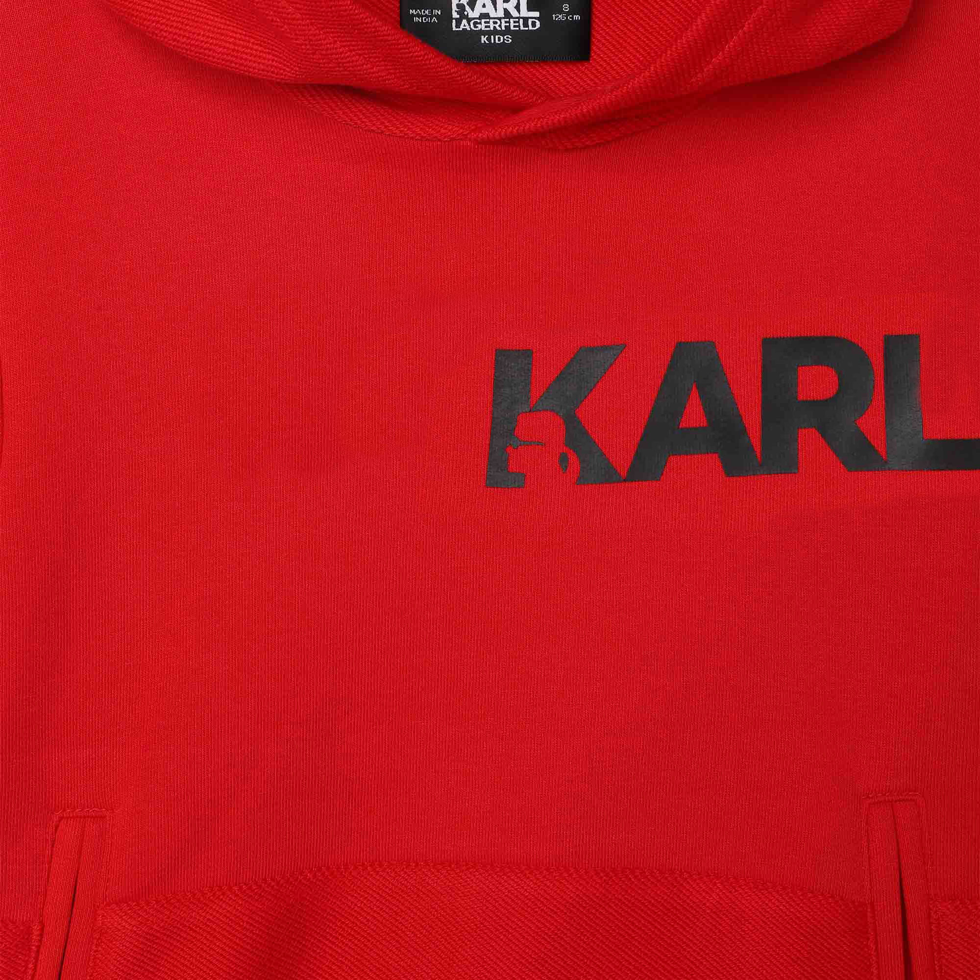 Sweater met capuchon KARL LAGERFELD KIDS Voor