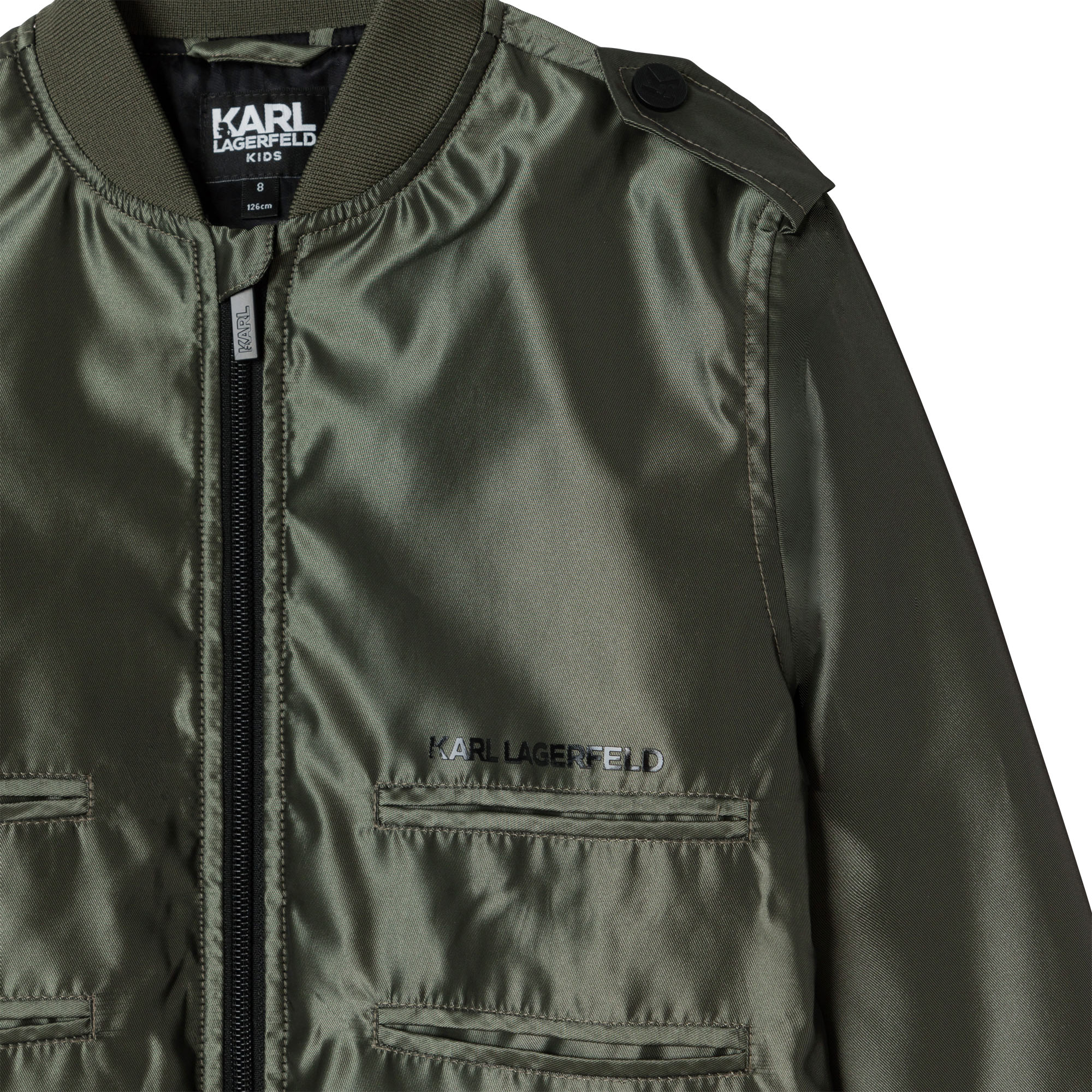 Water-repellent coated jacket KARL LAGERFELD KIDS for BOY