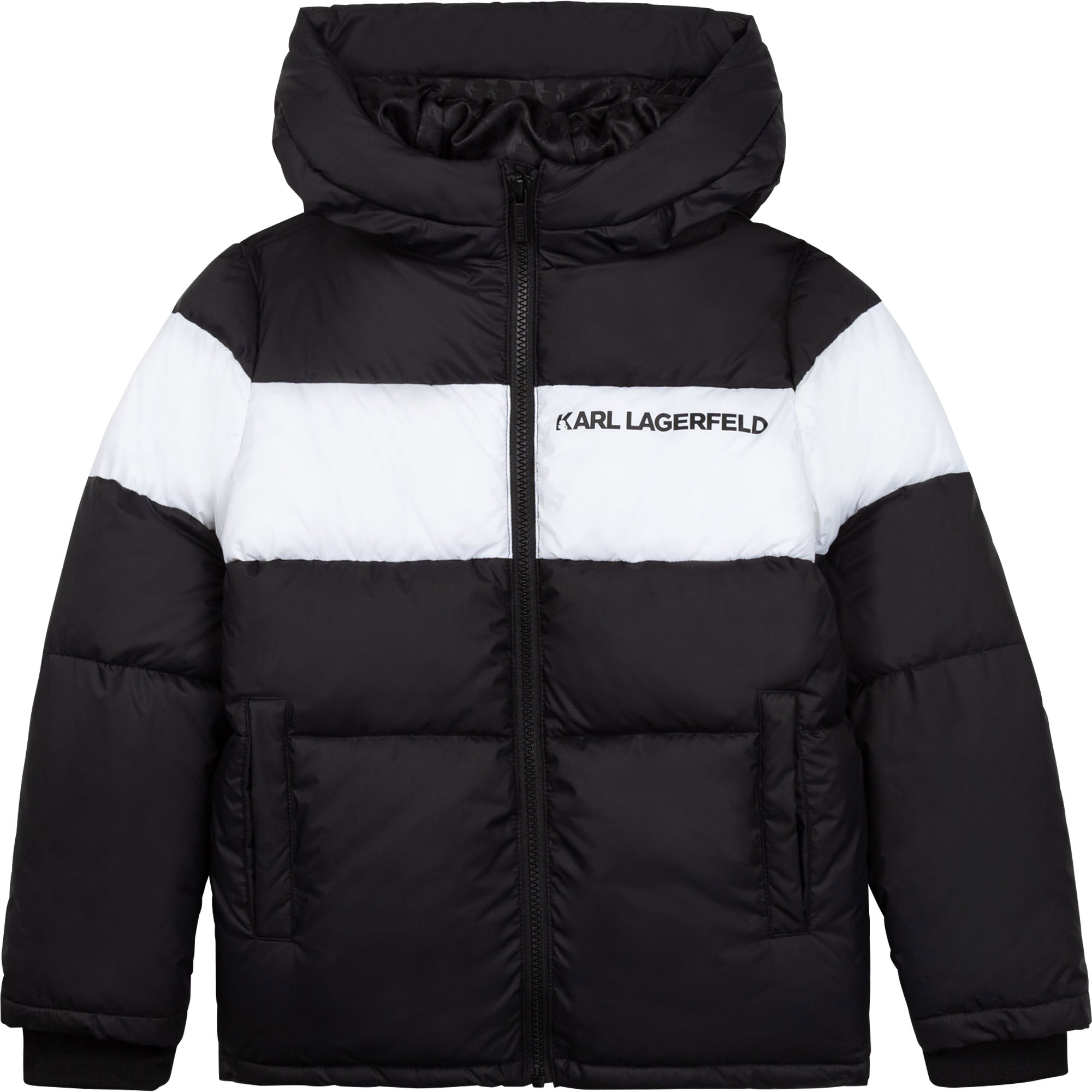 Water-repellent puffer jacket KARL LAGERFELD KIDS for BOY