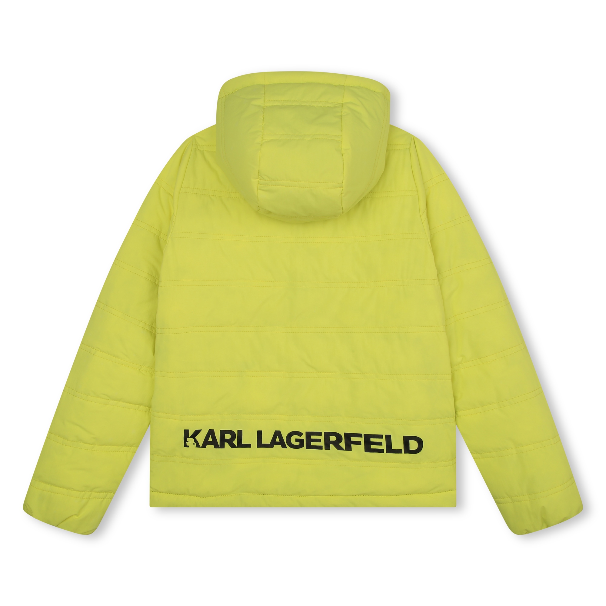Padded reversible hooded coat KARL LAGERFELD KIDS for BOY